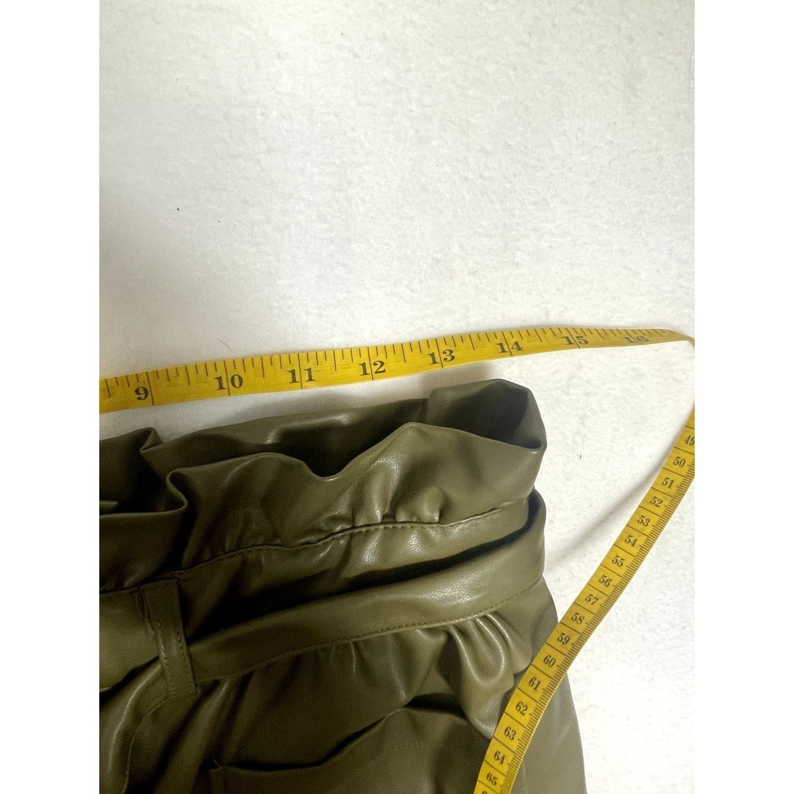 Who What Wear Women's Faux Paperbag Leather Pants - Size 6 - Thumbnail 7