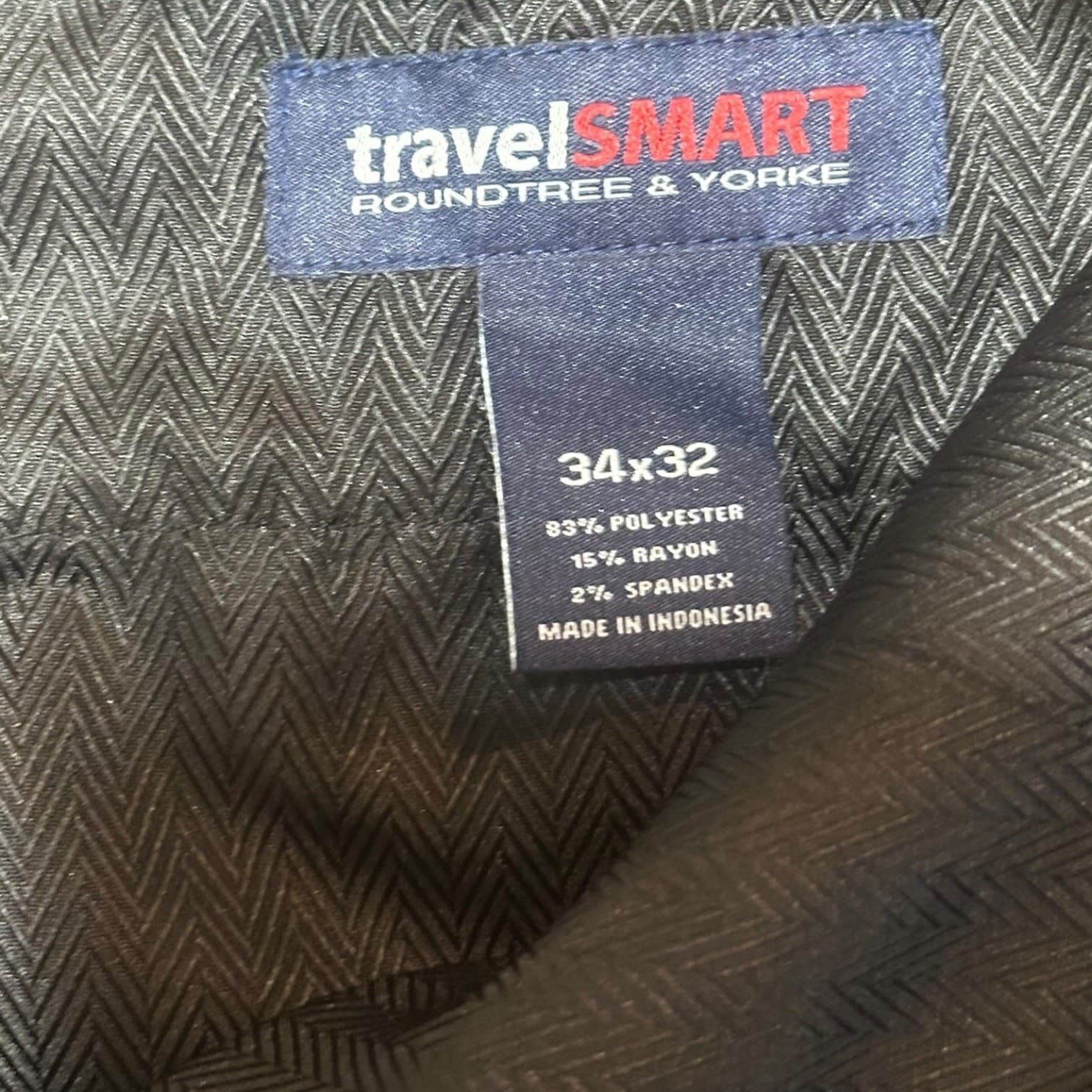 Roundtree & Yorke TravelSmart Men's Dress Pants Tan 34x32 - Thumbnail 3