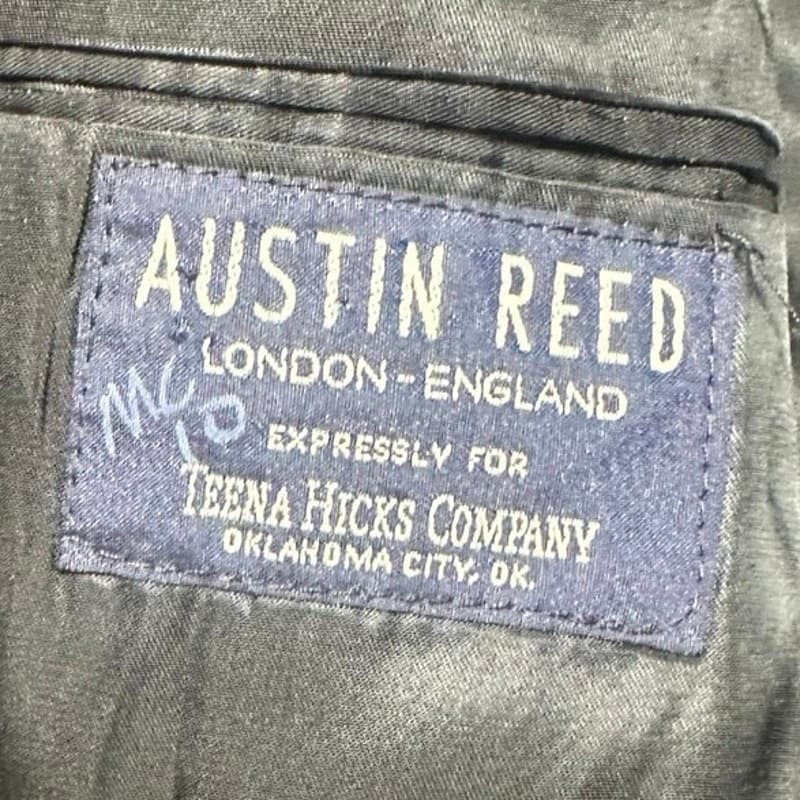 Austin Reed Men’s Sport Coat Harris Tweed Blue 42R - Thumbnail 8