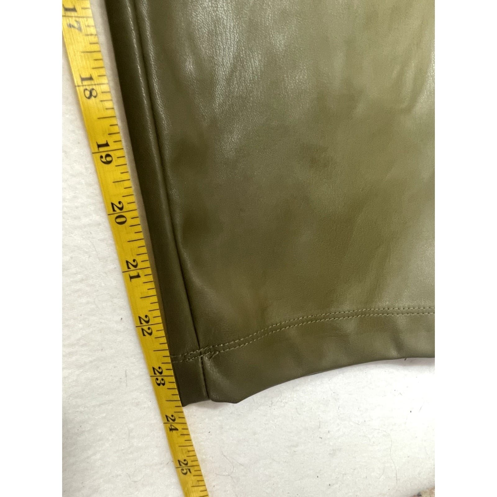 Who What Wear Women's Faux Paperbag Leather Pants - Size 6 - Thumbnail 9