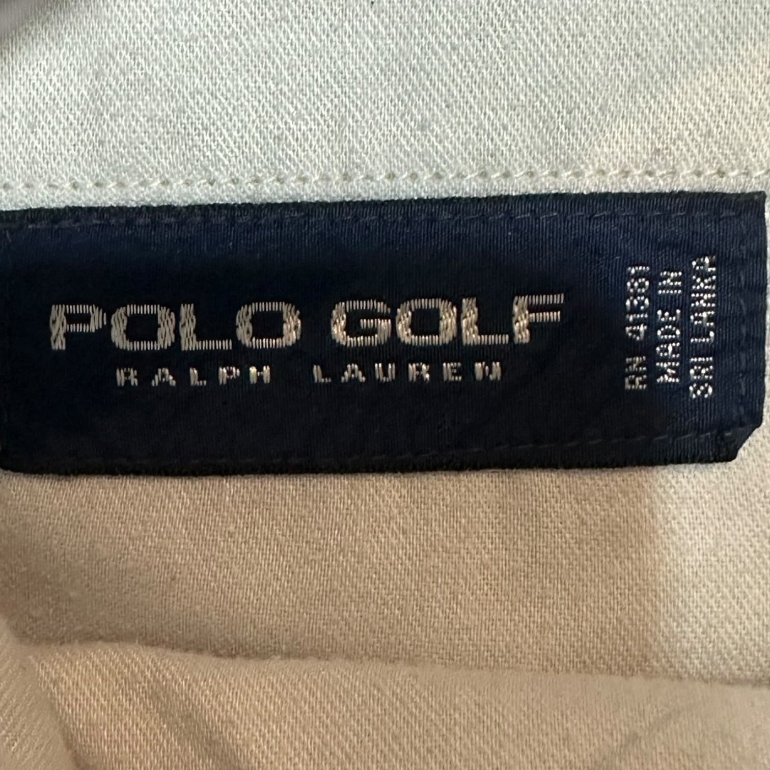 Polo Golf Ralph Lauren Men’s Shorts Flat Front Khaki Size 36 - Thumbnail 3