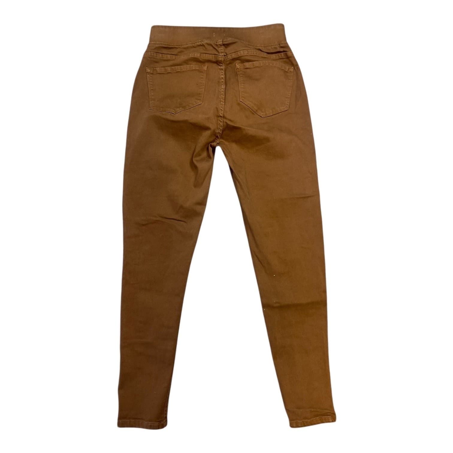 Reba Women's Size 6 Brown Pull On Skinny Pants Stretch Denim Jeans - Thumbnail 2