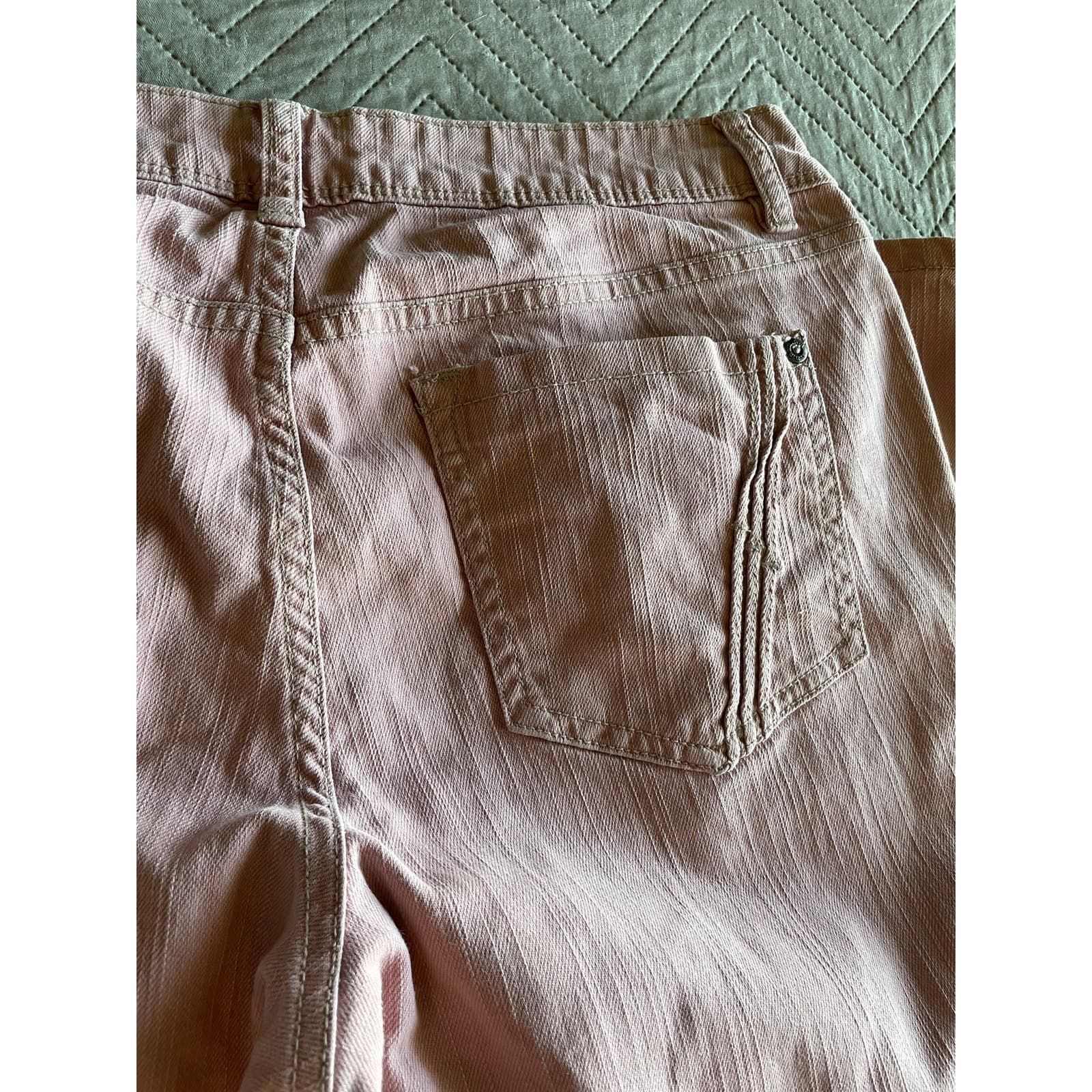 Ana Womens Soft Pink Straight Jeans Size 10 - Thumbnail 11