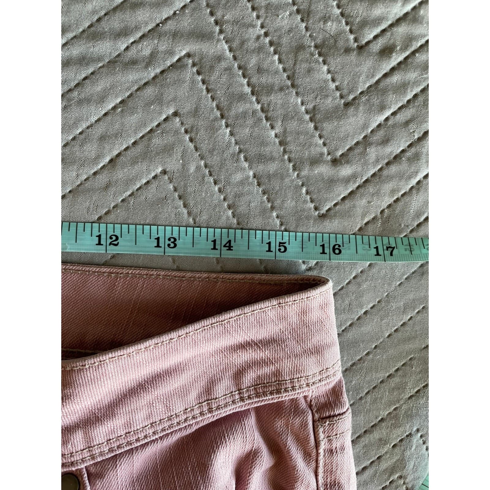 Ana Womens Soft Pink Straight Jeans Size 10 - Thumbnail 7
