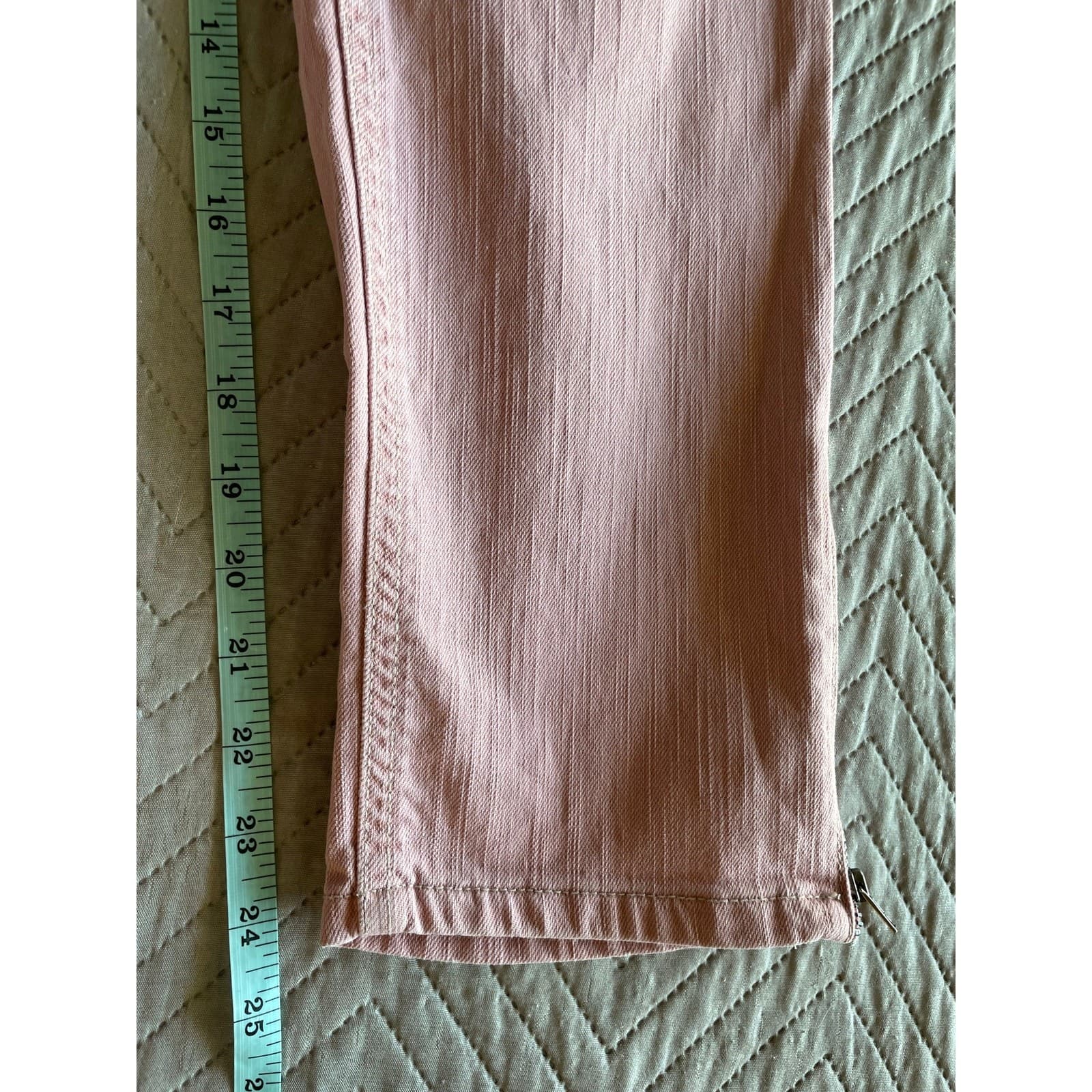 Ana Womens Soft Pink Straight Jeans Size 10 - Thumbnail 9