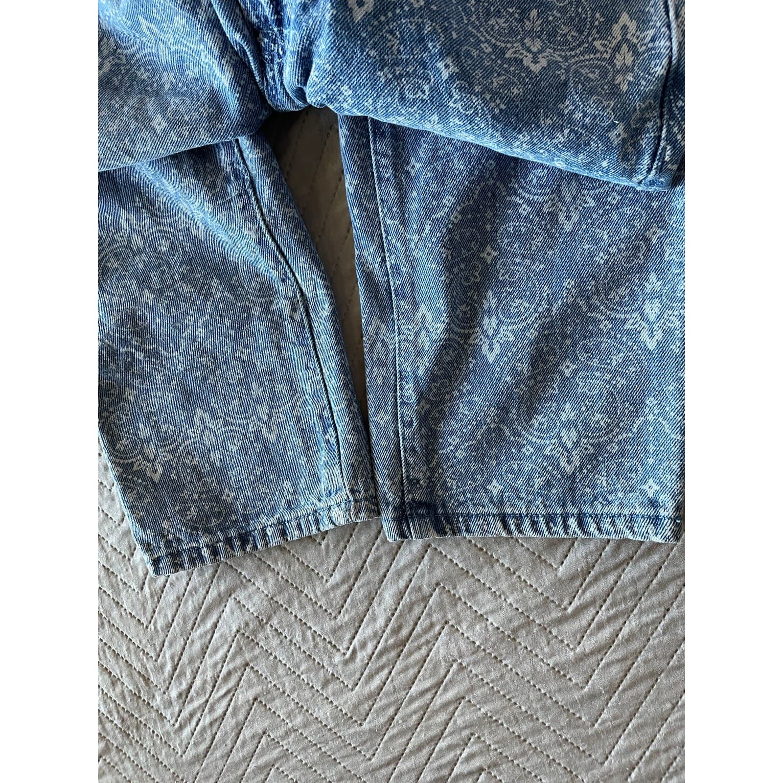 Simple Society Womens Paisley Jeans Size 5 - Thumbnail 12