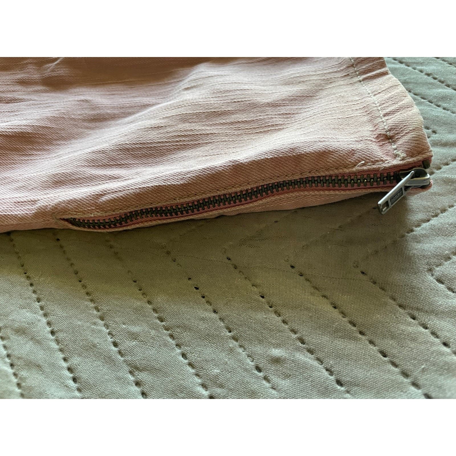 Ana Womens Soft Pink Straight Jeans Size 10 - Thumbnail 3