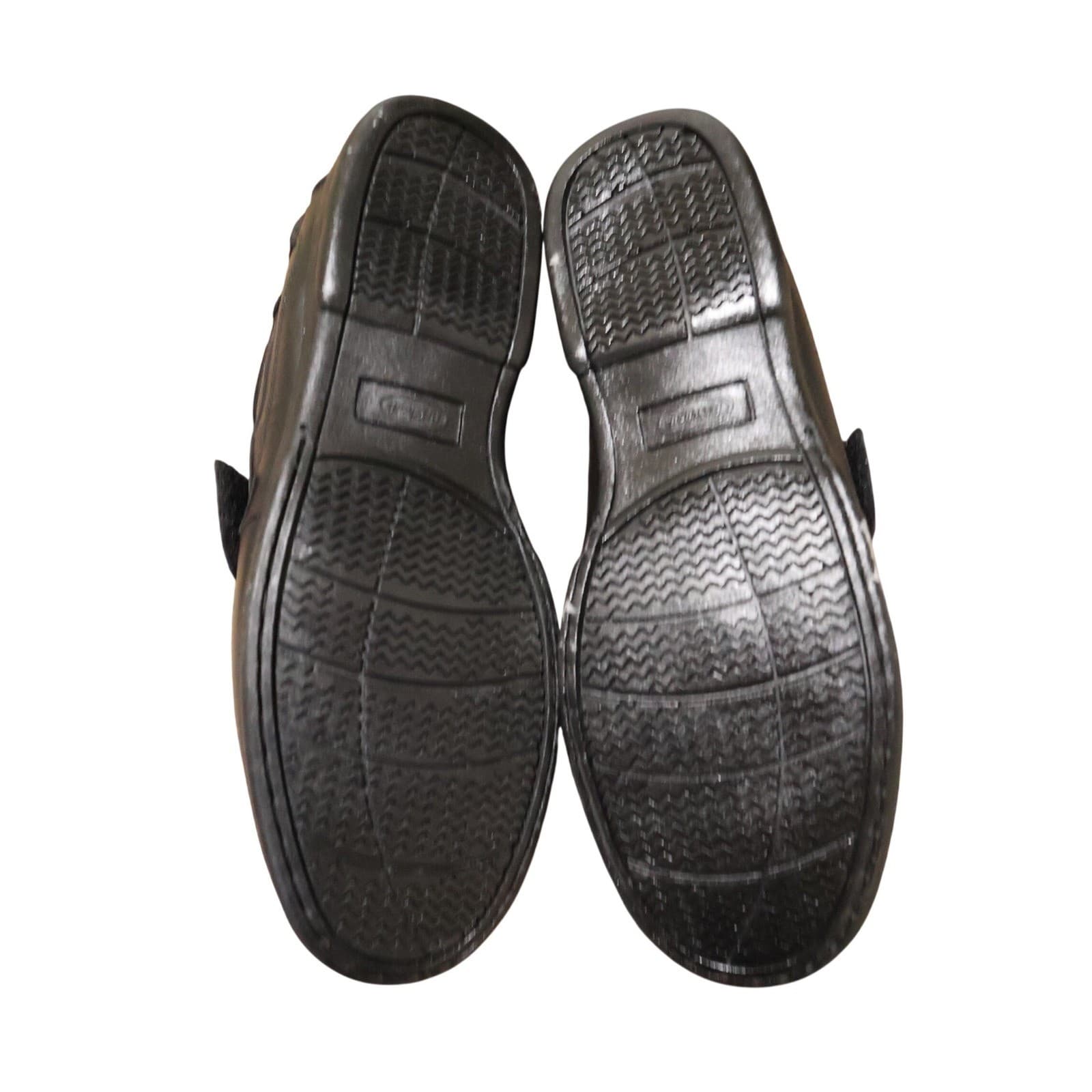 Dr. Scholl's 401 One Strap Mens 13D Black New Hook and Loop Comfort Shoes - Thumbnail 6