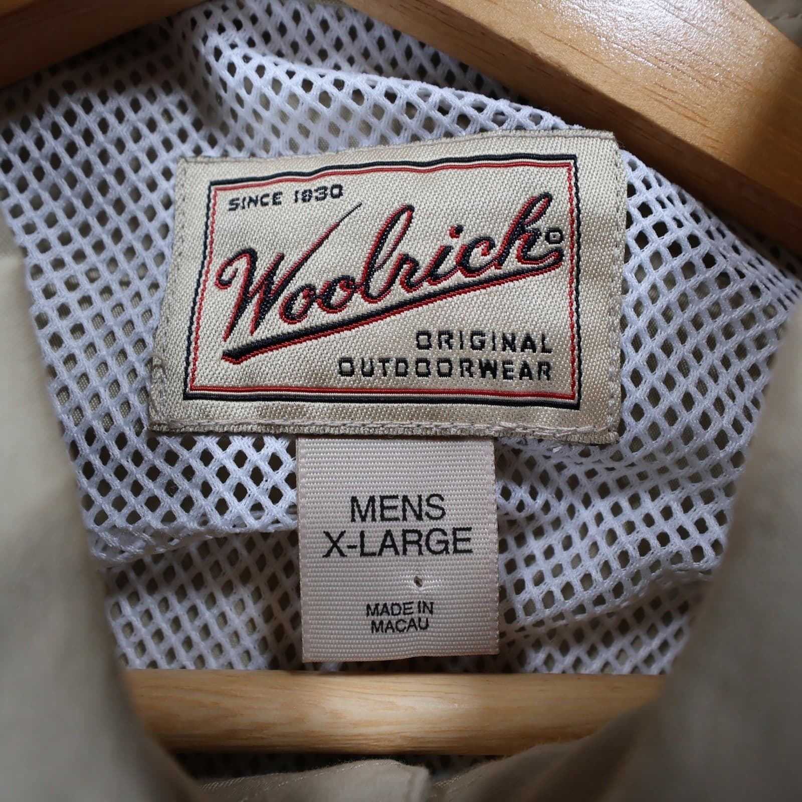 Woolrich Fishing Shirt Mens XL Tan New Vintage Teflon Coated - Thumbnail 7