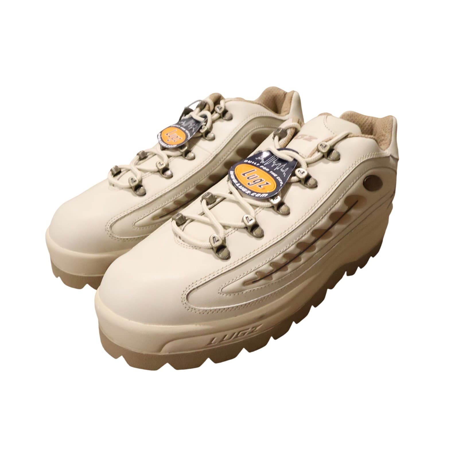 Lugz Mens 13 Ecru/Clay New MDOTL-289 Low Top Chunky Streetwear Sneakers - Thumbnail 3