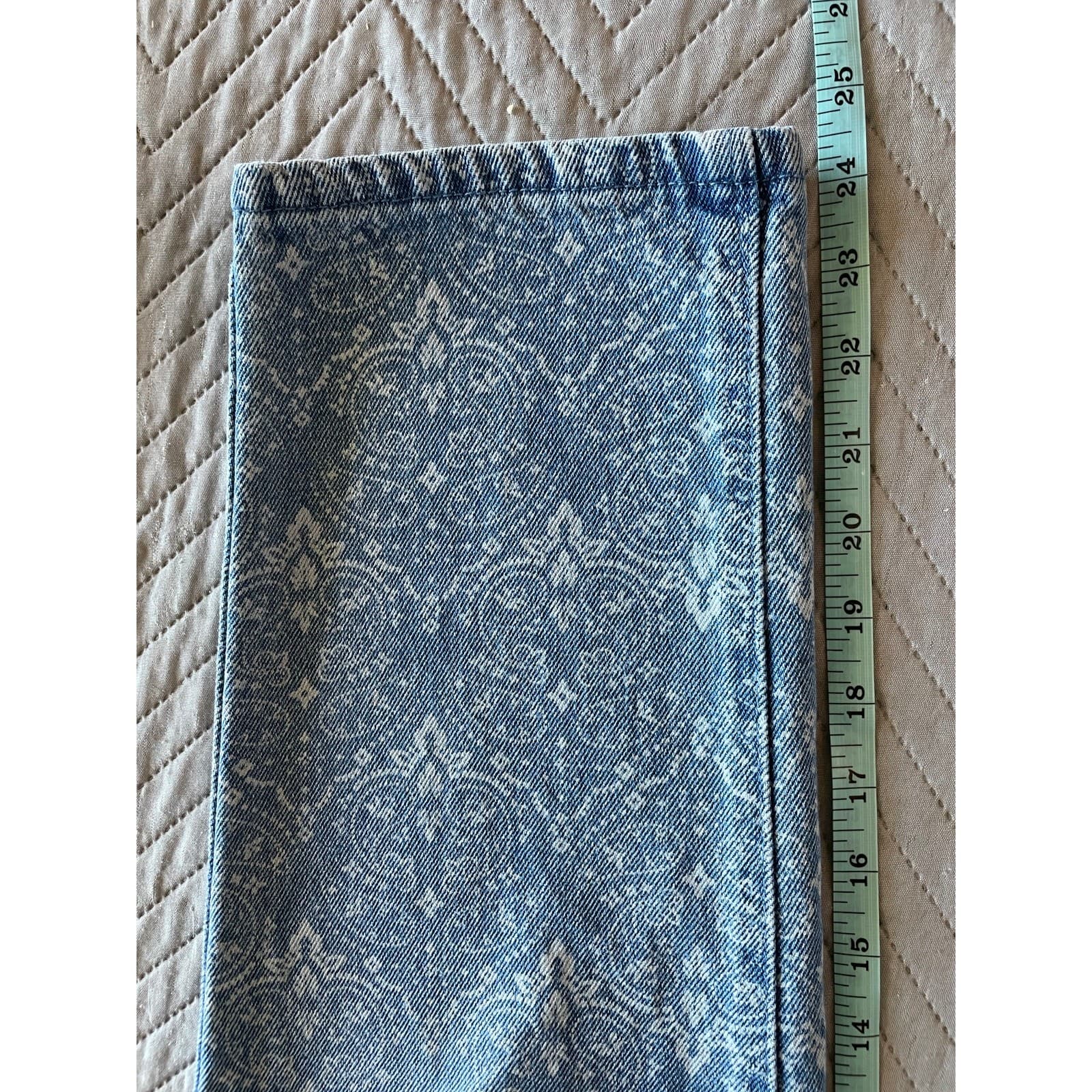Simple Society Womens Paisley Jeans Size 5 - Thumbnail 8
