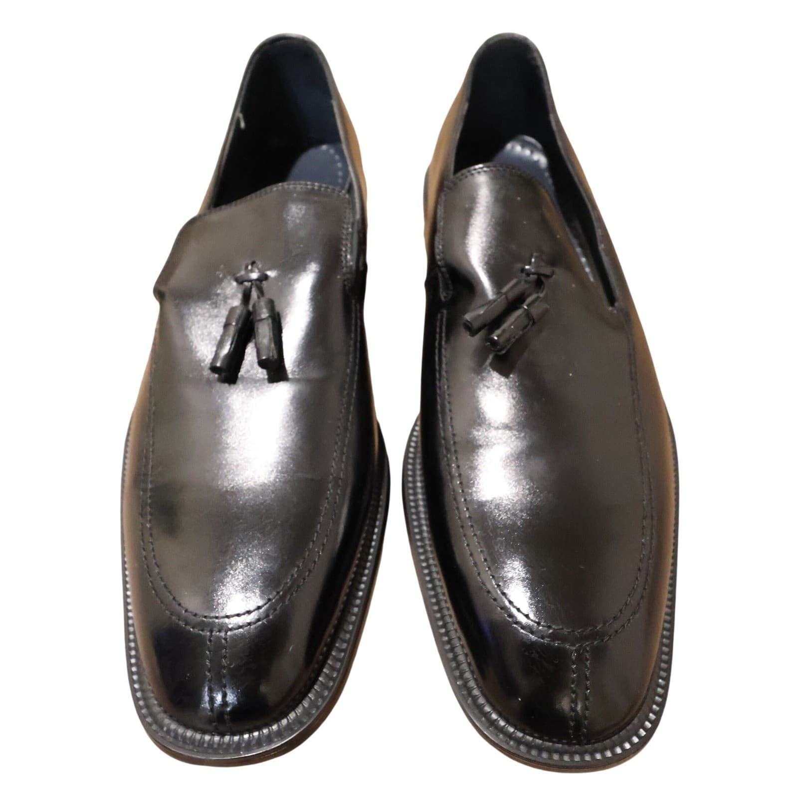 Pierre Cardin Michael Loafers Mens Size 13 Black New Tassel Shoes - Thumbnail 3