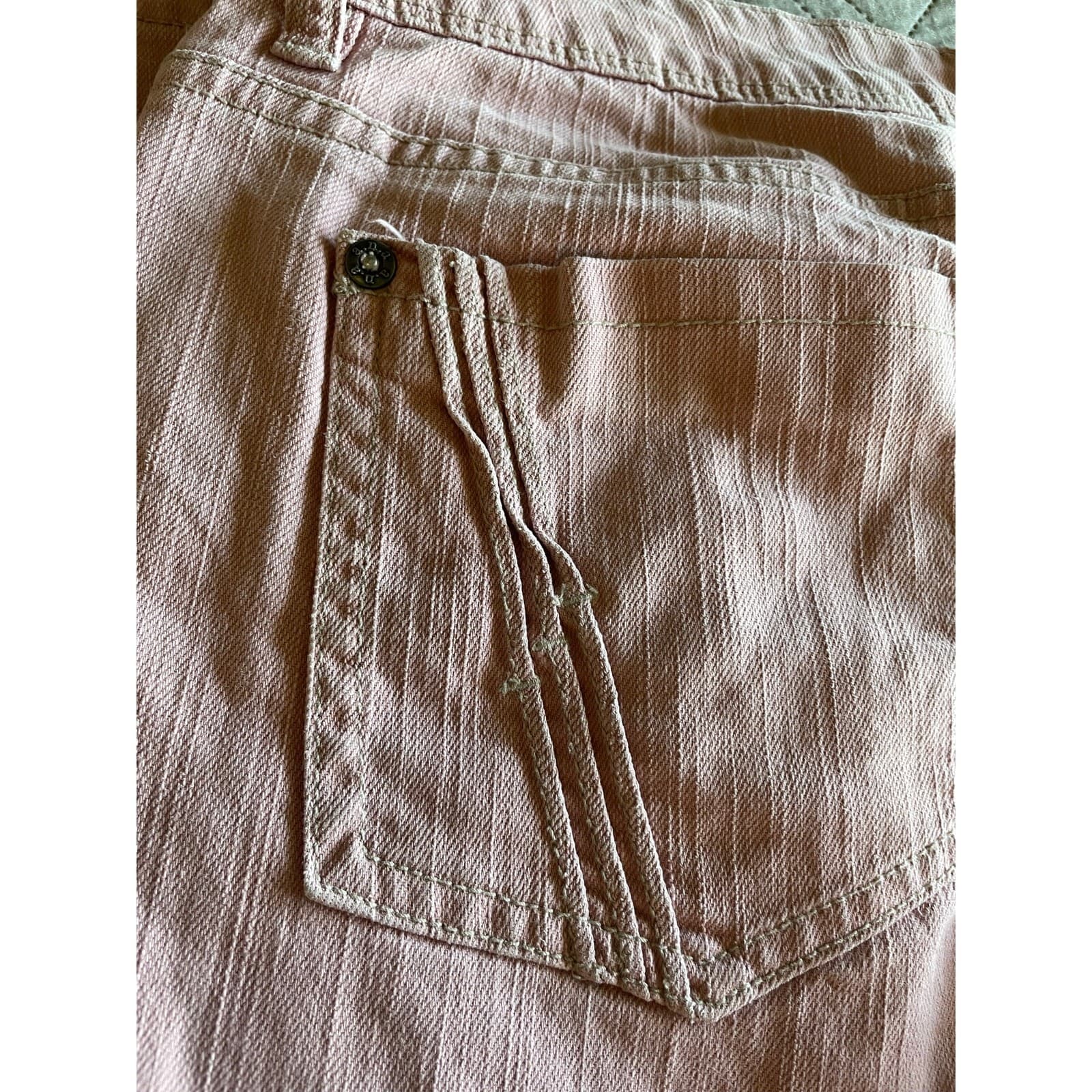 Ana Womens Soft Pink Straight Jeans Size 10 - Thumbnail 10
