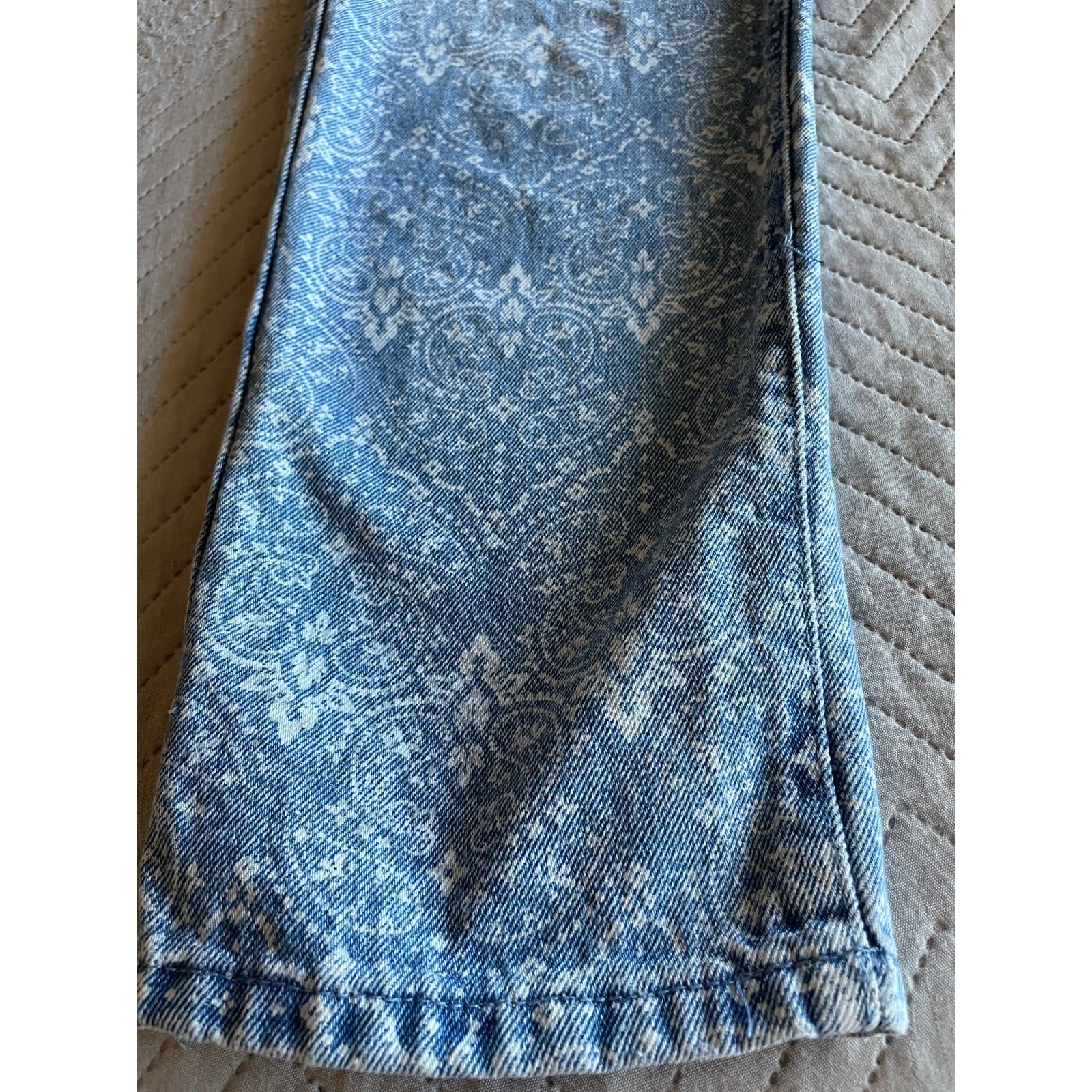 Simple Society Womens Paisley Jeans Size 5 - Thumbnail 2