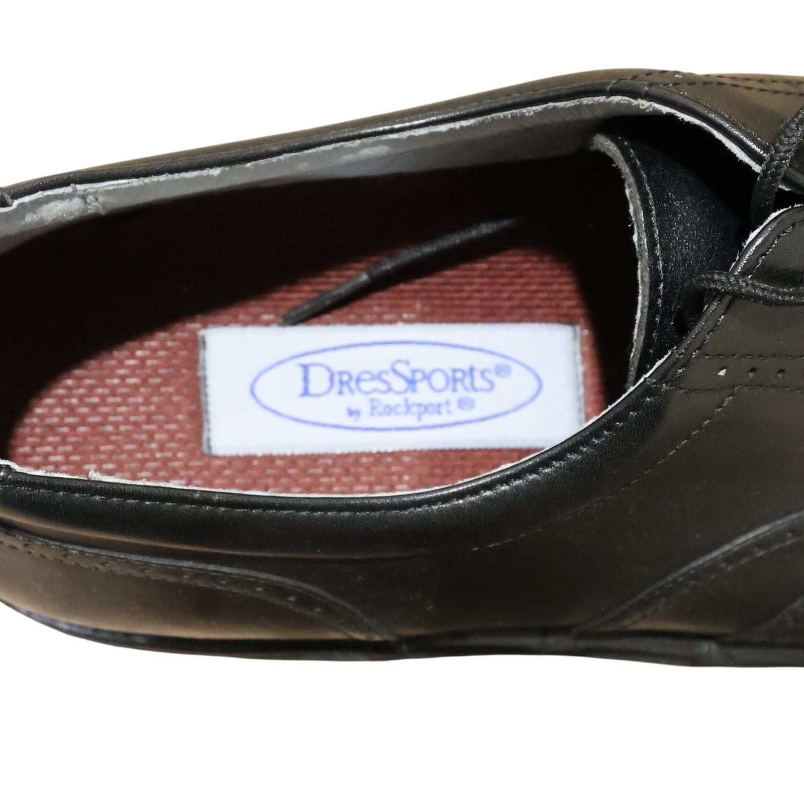 Bass Gary Black Leather Wingtip Oxfords Mens 13 New - Thumbnail 5