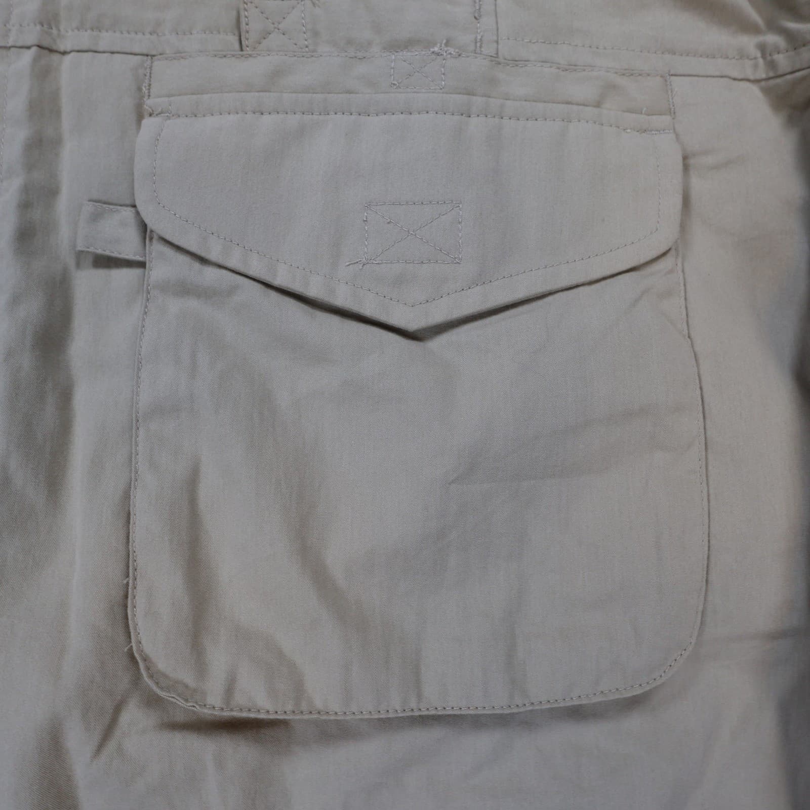 Woolrich Fishing Shirt Mens XL Tan New Vintage Teflon Coated - Thumbnail 4