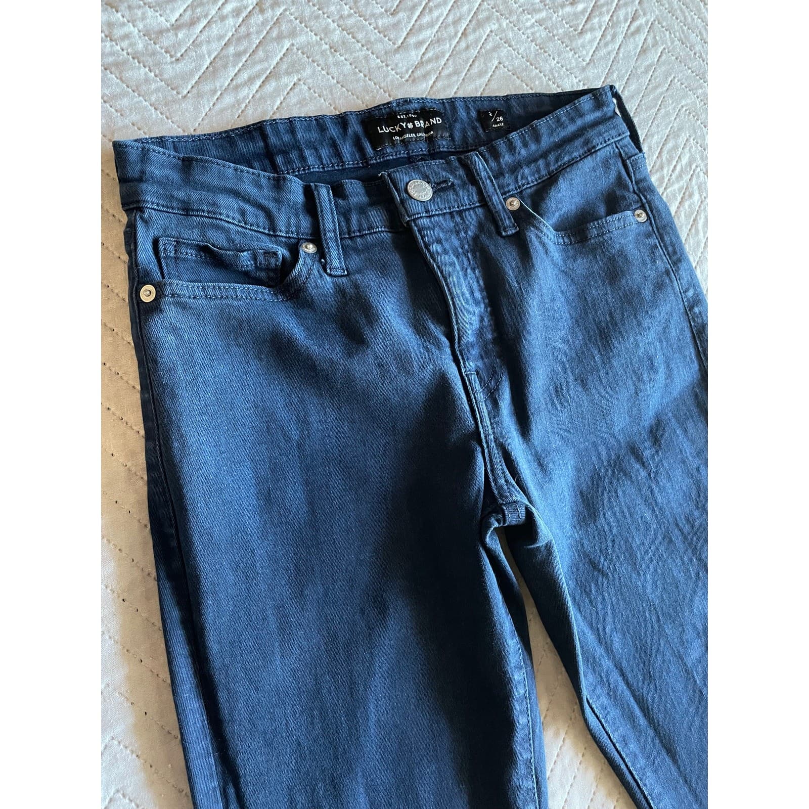 Lucky Brand Womens "Ava" Skinny Jeans Size 2 - Thumbnail 3