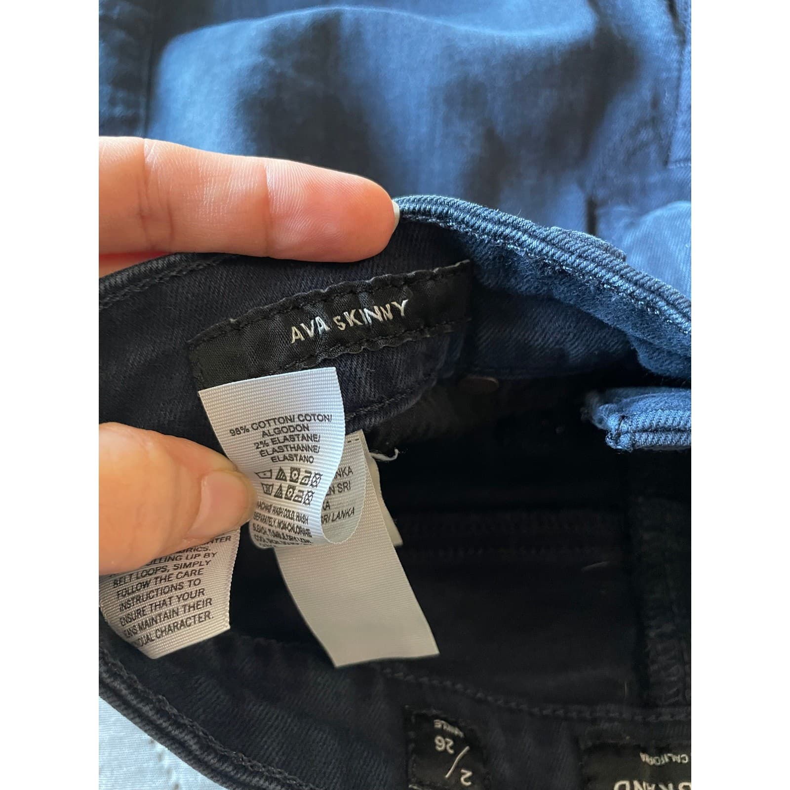 Lucky Brand Womens "Ava" Skinny Jeans Size 2 - Thumbnail 5
