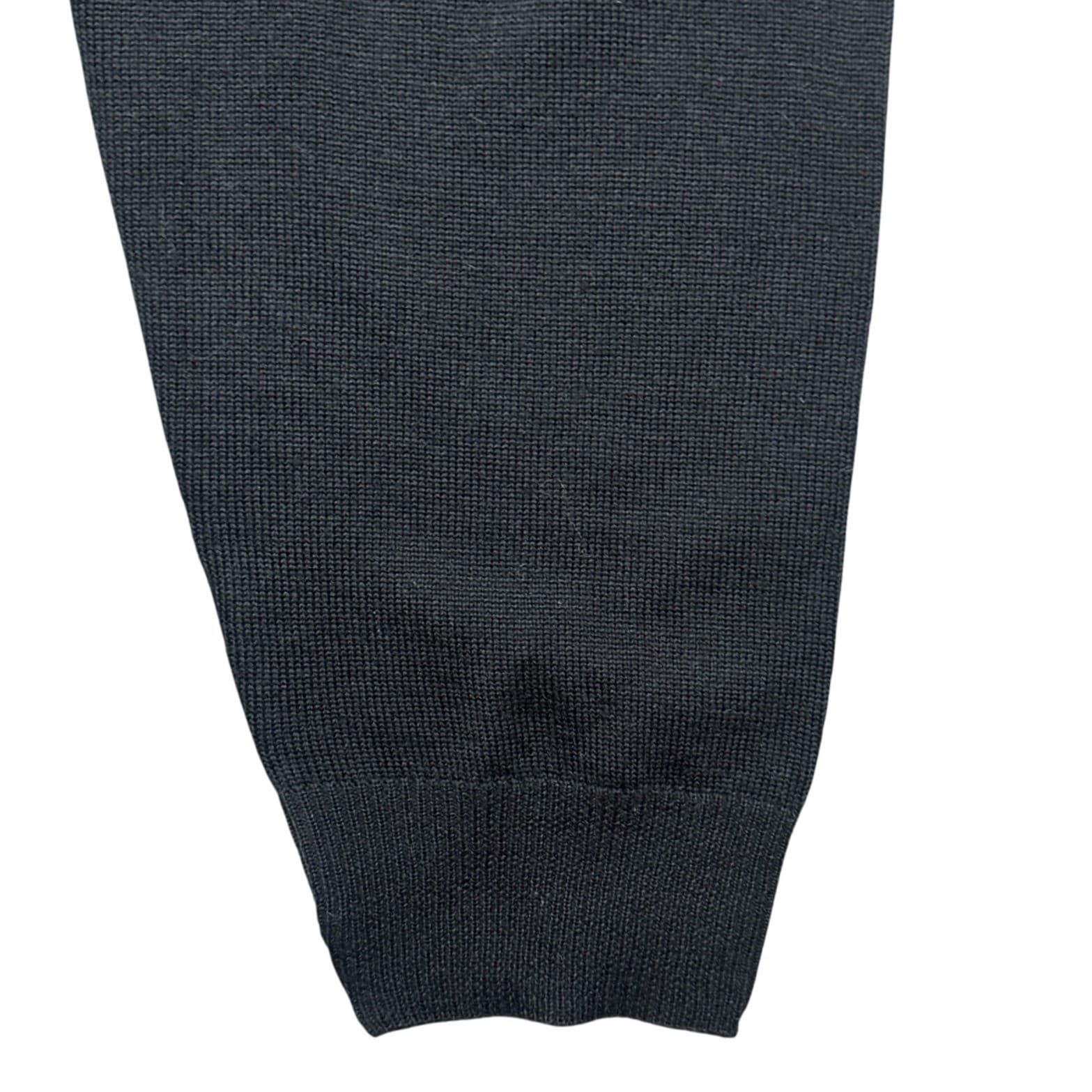 Vintage Linea Uomo Mock Neck Sweater Mens XL Black NEW Merino Wool Pullover - Thumbnail 6