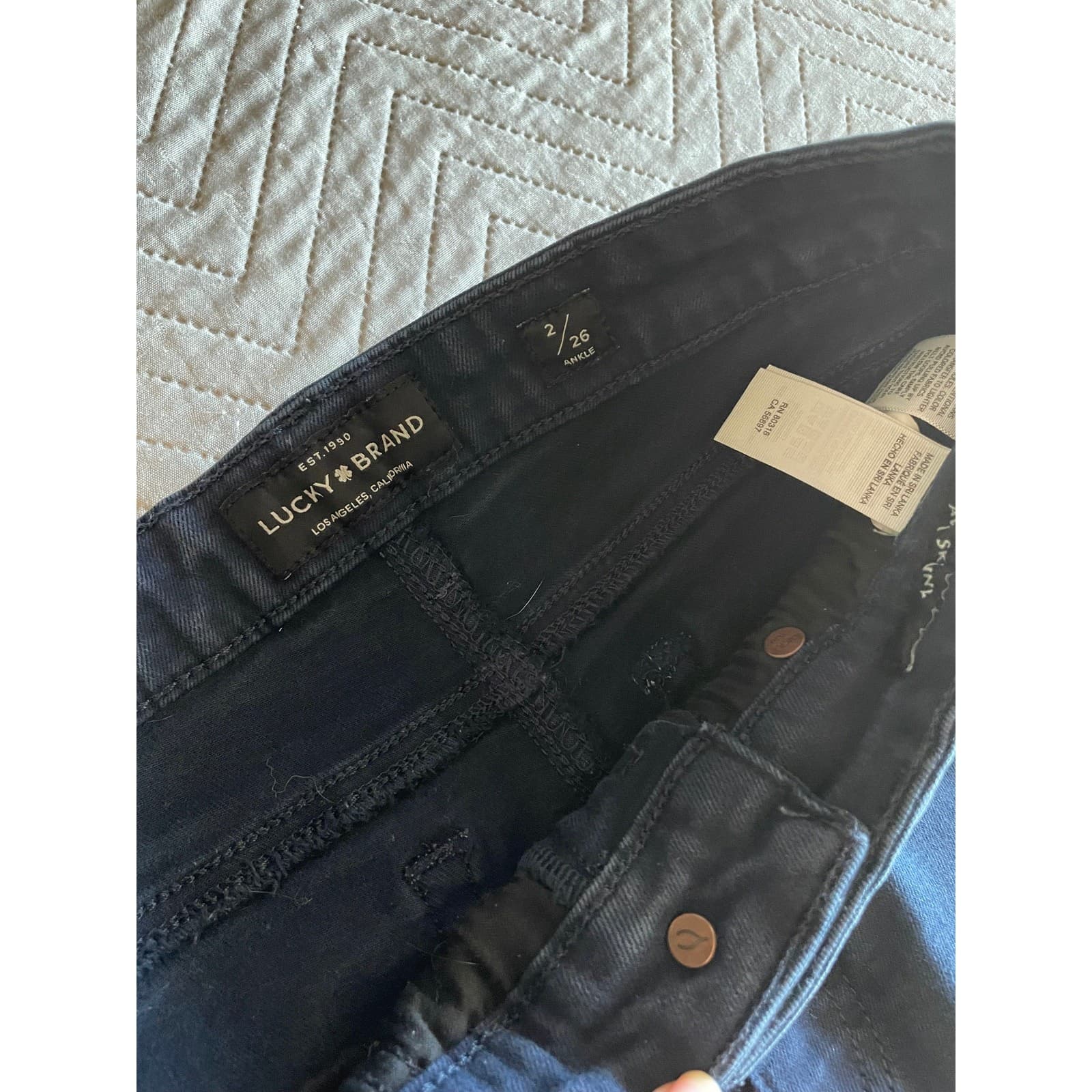 Lucky Brand Womens "Ava" Skinny Jeans Size 2 - Thumbnail 4