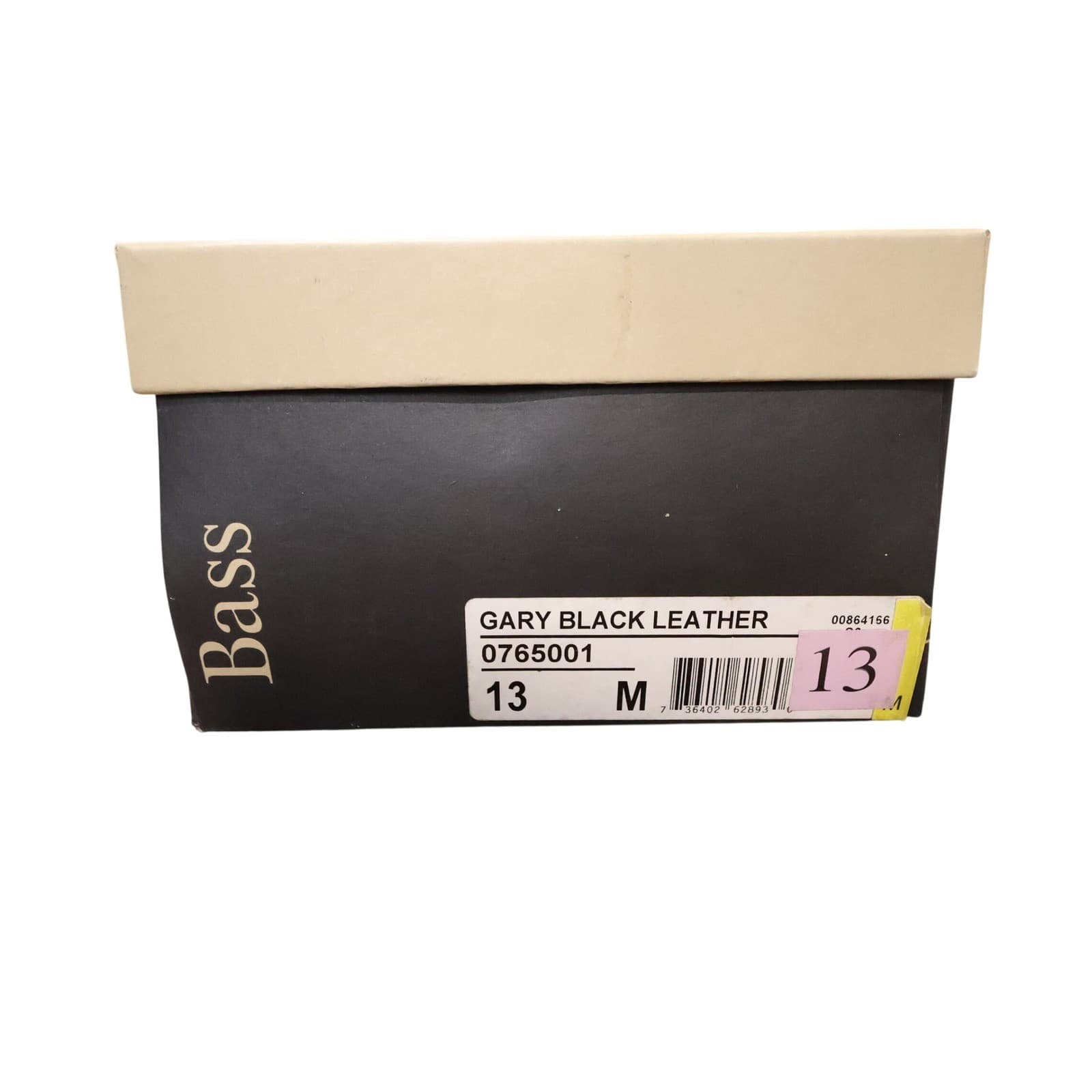 Bass Gary Black Leather Wingtip Oxfords Mens 13 New - Thumbnail 7