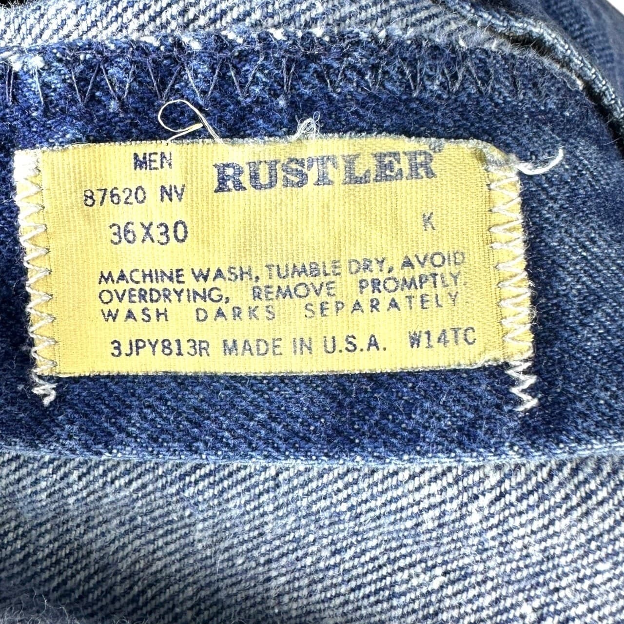 Rustler Womens Blue Denim Bootcut Jeans Size 36x30 - Thumbnail 7