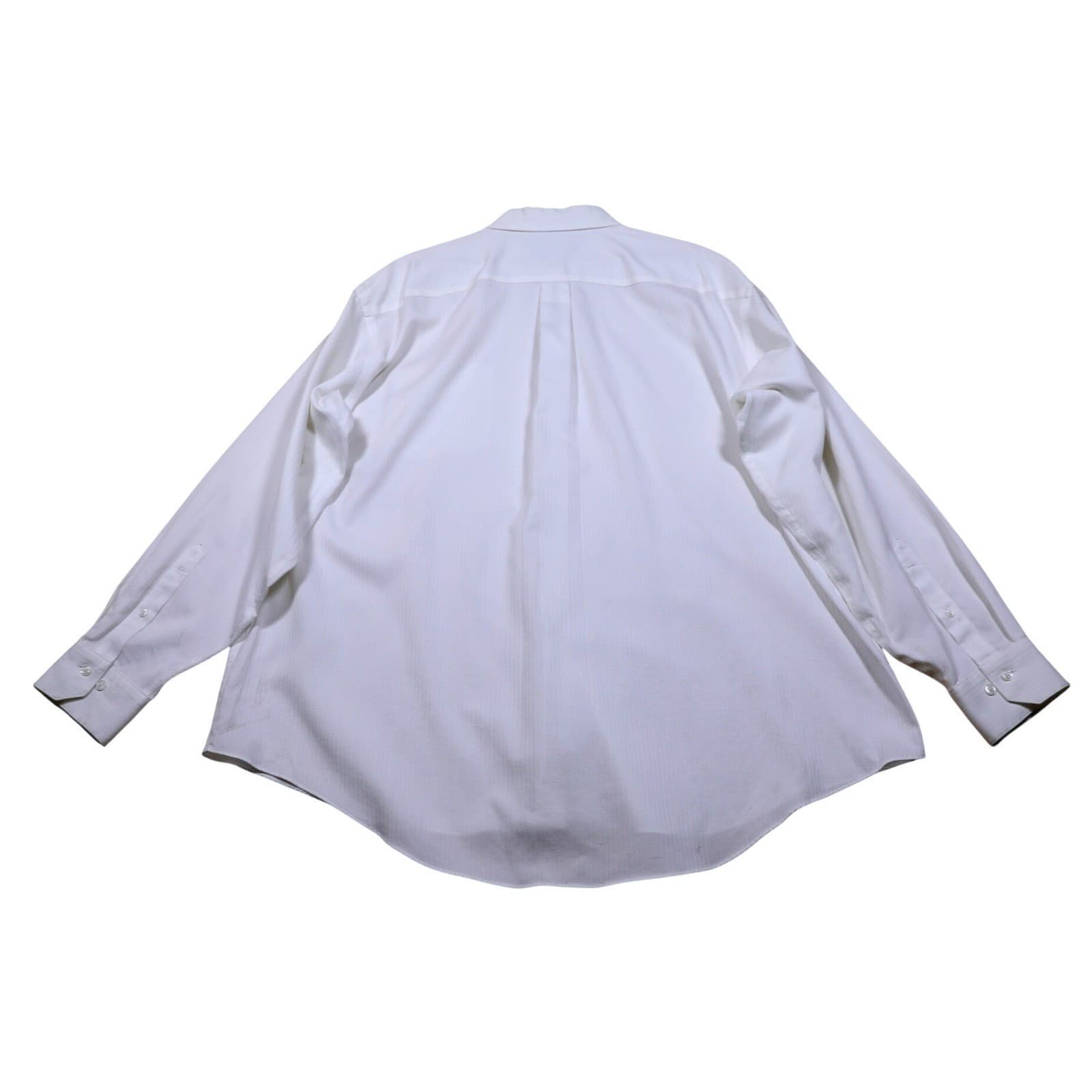 Roberto Villini Mens XXL 18 34-35 Non Iron 100% Cotton Dress Shirt - Thumbnail 6