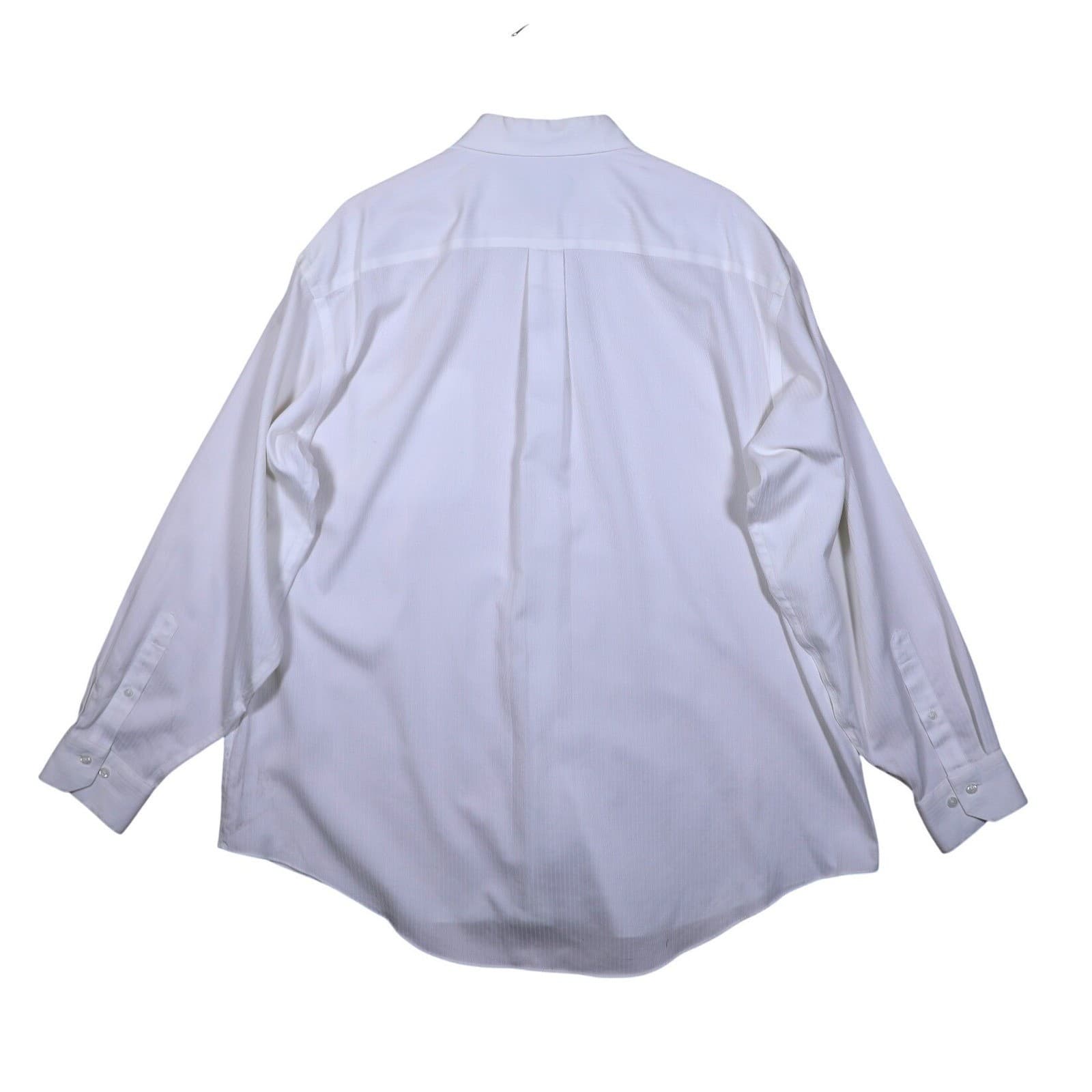 Roberto Villini Mens XXL 18 34-35 Non Iron 100% Cotton Dress Shirt - Thumbnail 2
