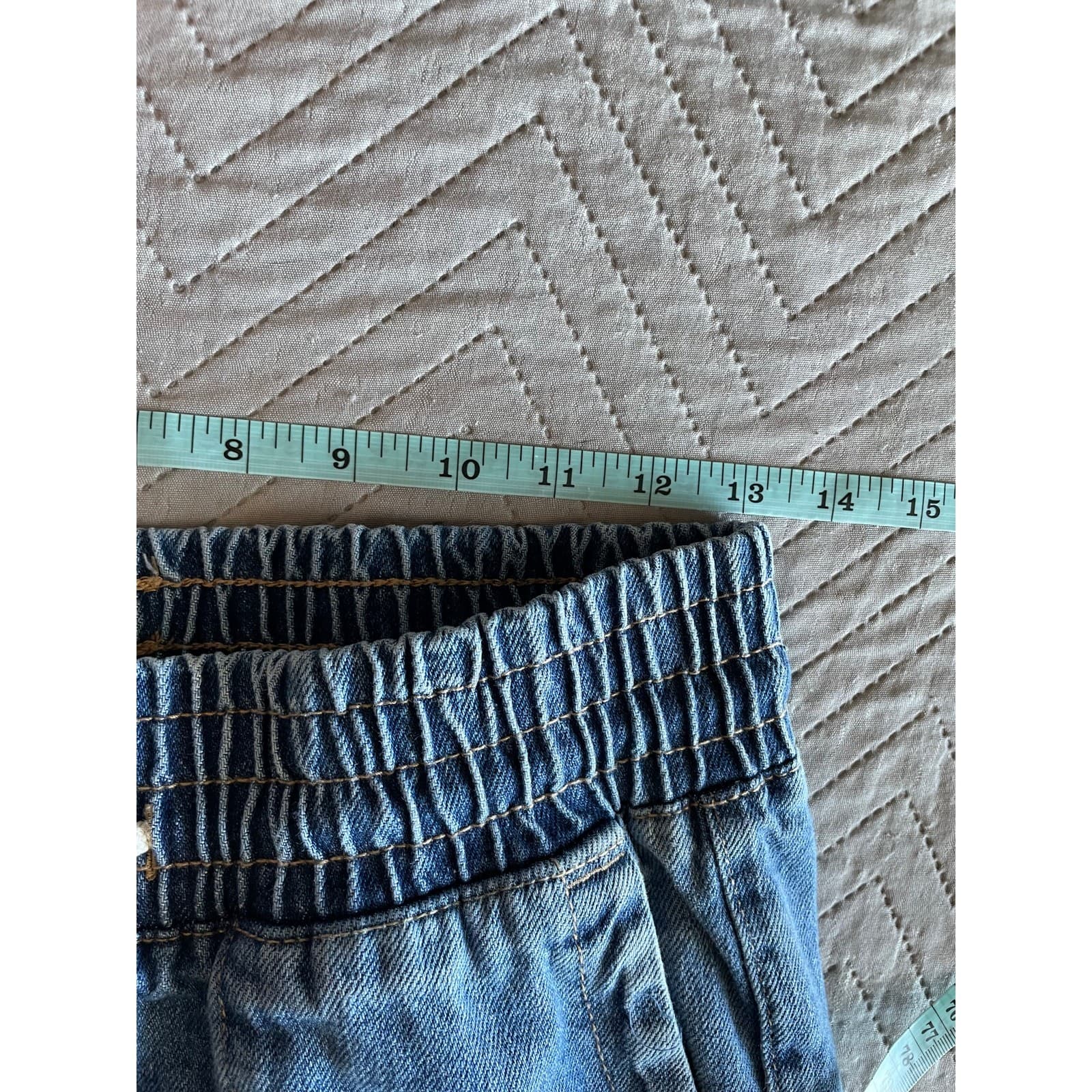 Celebrity Pink Jogger Jeans Women Small Blue Excellent Distressed Elastic Waist - Thumbnail 8