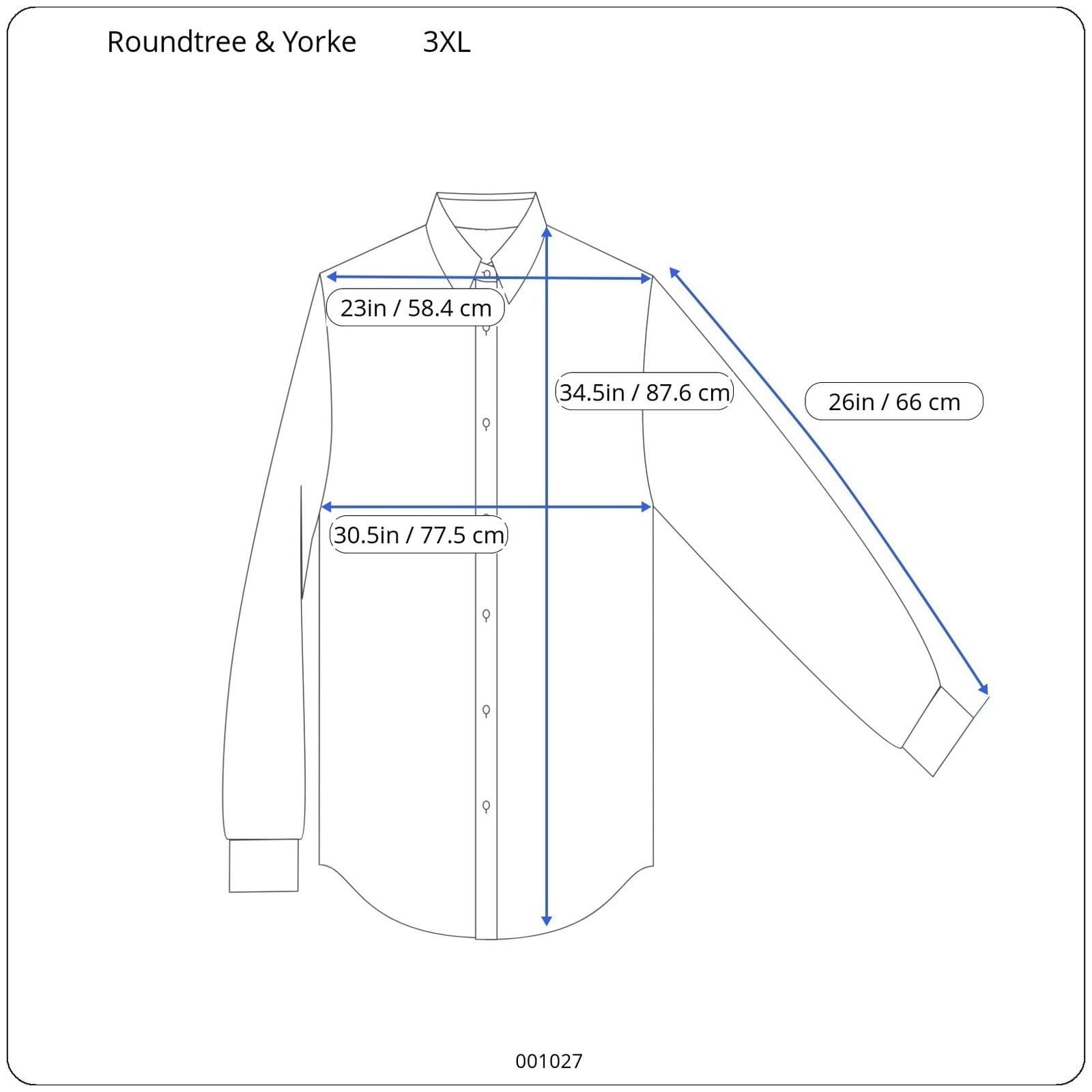 Roundtree & Yorke Mens Gray Corduroy Button Down Shirt 3XL Long Sleeve Casual - Thumbnail 8