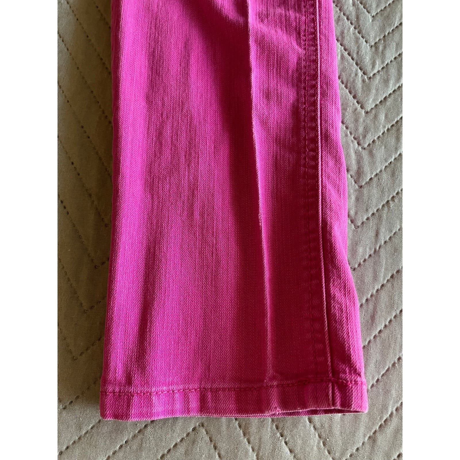 City Streets Womens Hot Pink Pants Size 9 - Thumbnail 2