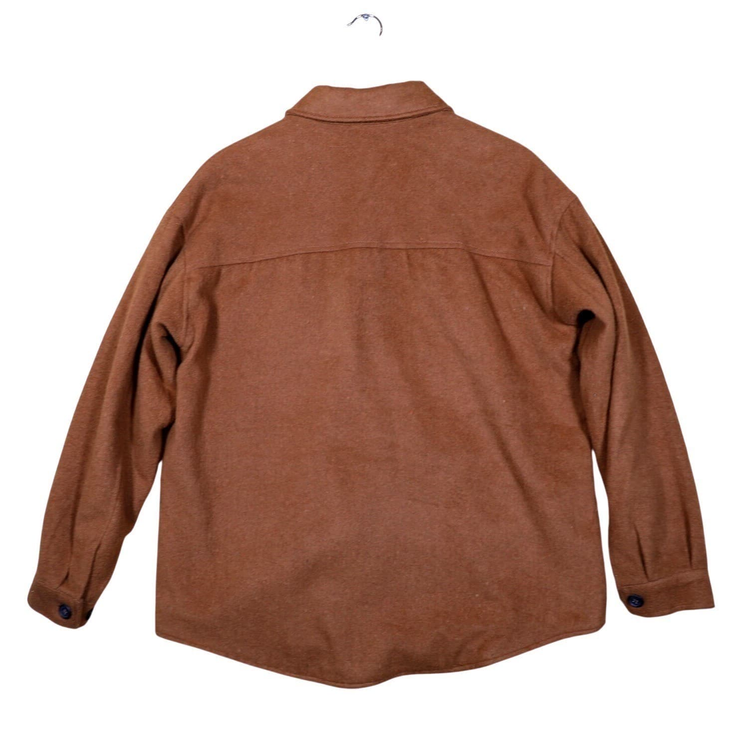 Thread Supply Men's Wool Blend Shacket Oversized Button Up Shirt Jacket Size M - Thumbnail 2