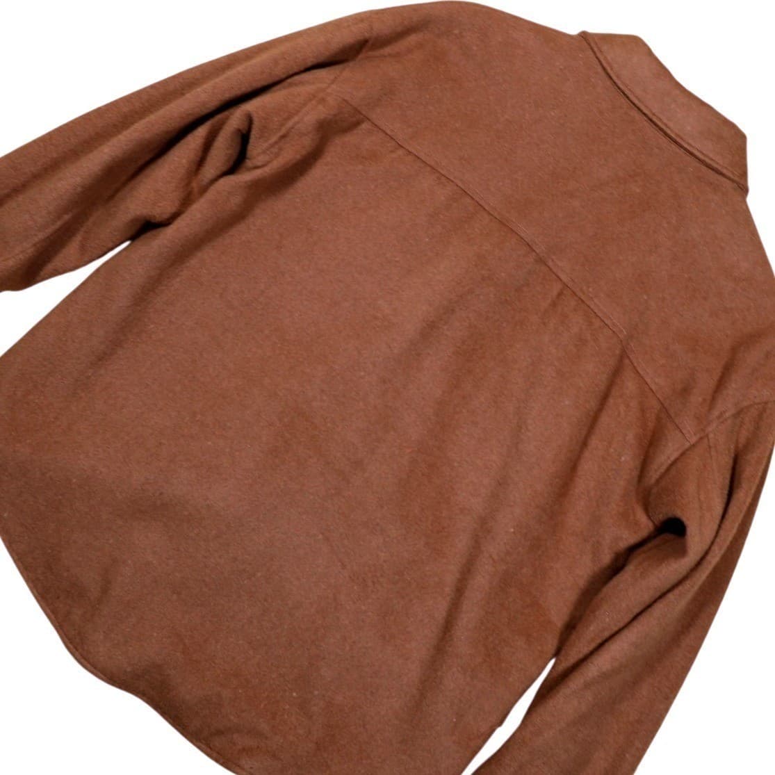 Thread Supply Men's Wool Blend Shacket Oversized Button Up Shirt Jacket Size M - Thumbnail 4