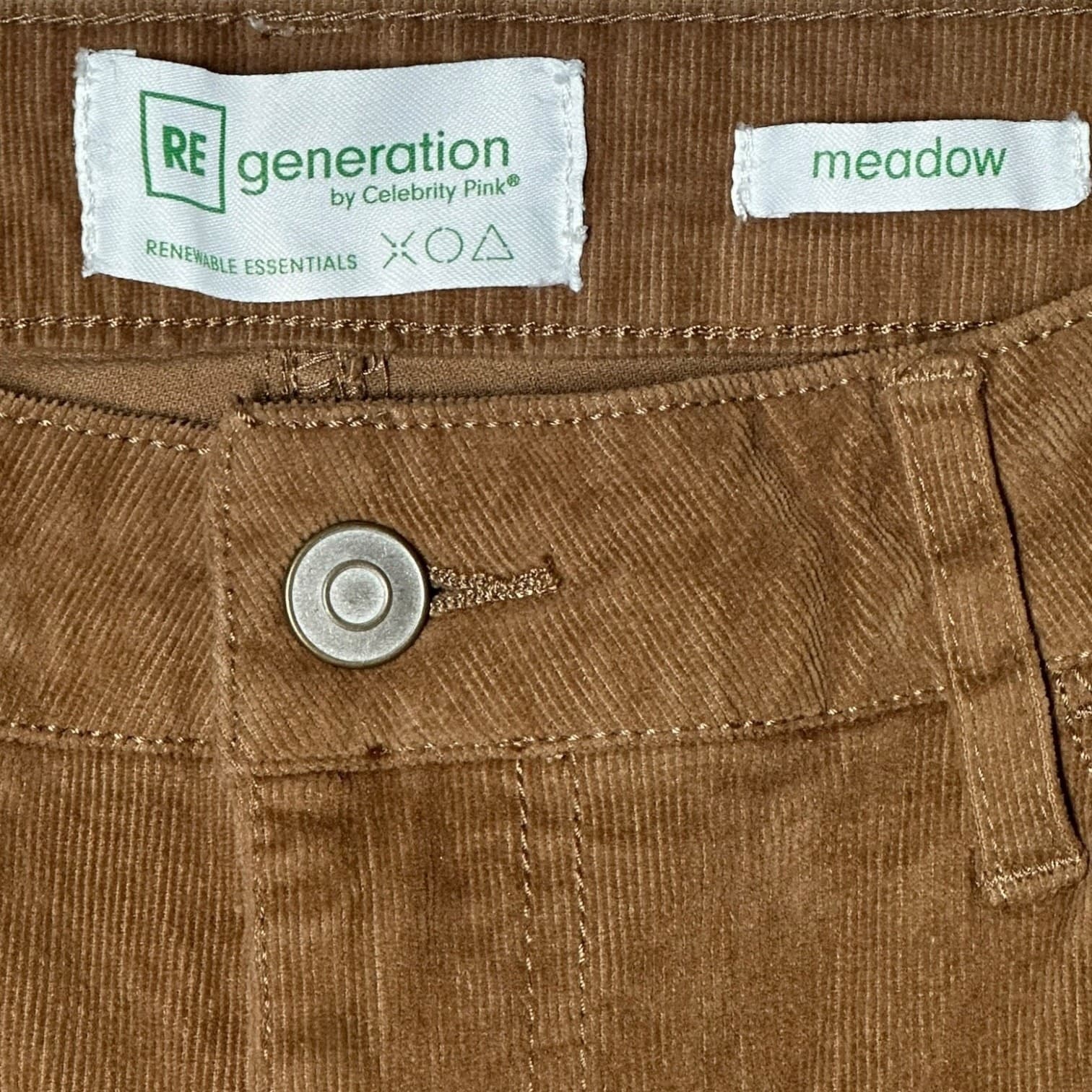 REgeneration Celebrity Pink Meadow Corduroy Pants Womens 11/30 Brown Slim - Thumbnail 5