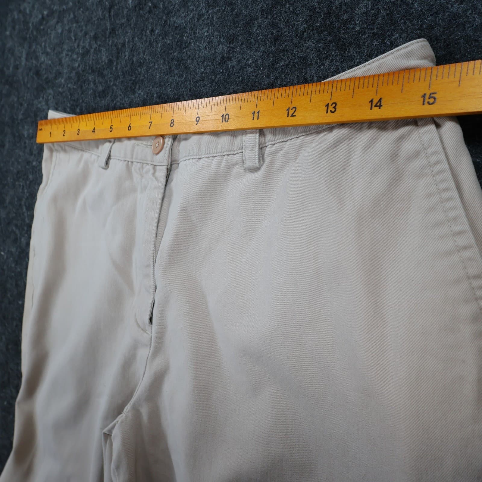Eddie Bauer Chino Pants Womens 10 Tan 100% Cotton Straight Leg Classic Khaki - Thumbnail 6