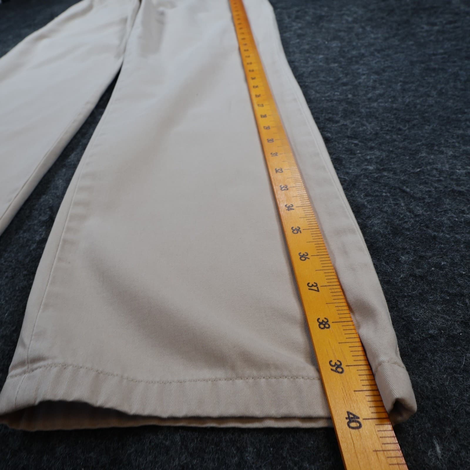 Eddie Bauer Chino Pants Womens 10 Tan 100% Cotton Straight Leg Classic Khaki - Thumbnail 3