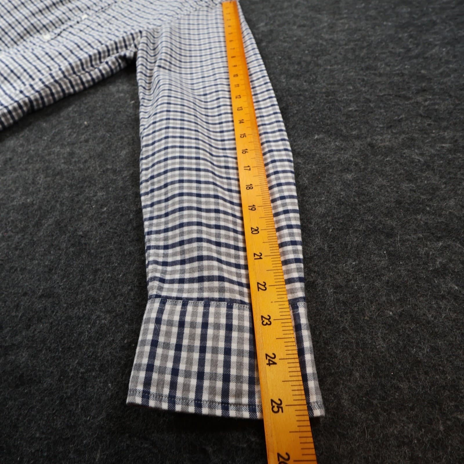 J.Crew Oxford Shirt Mens Medium Blue White 100% Cotton Slim Fit Button Down - Thumbnail 4