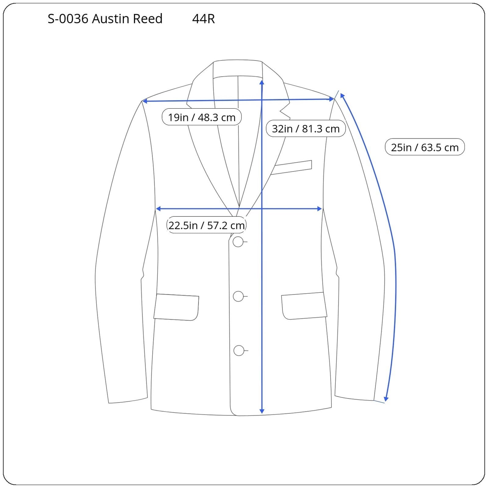 Austin Reed Blazer Men 44R Tan Excellent Gold Crest Buttons Sport Coat S-0036 - Thumbnail 7
