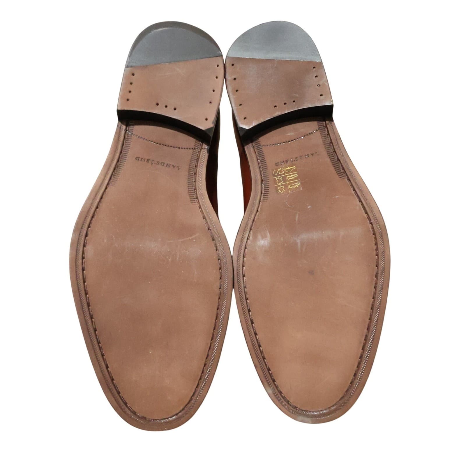 Lands' End Oxford Shoes Mens 13D Brown New Cap Toe Leather Lace Up 98067 - Thumbnail 6