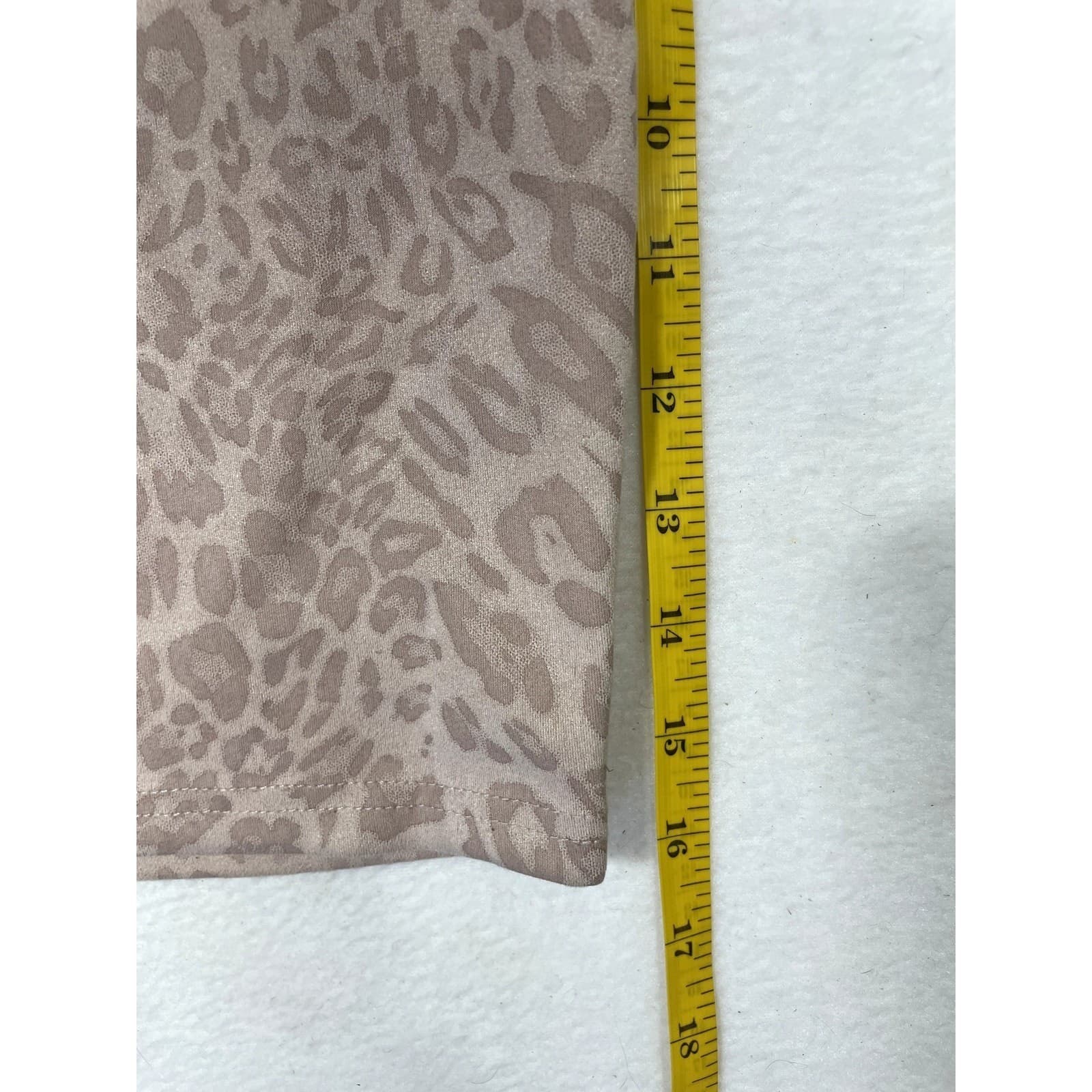 Windsor Women's Small Light Mauve Cheetah Print Mini Skirt | Fitted Stretch - Thumbnail 8