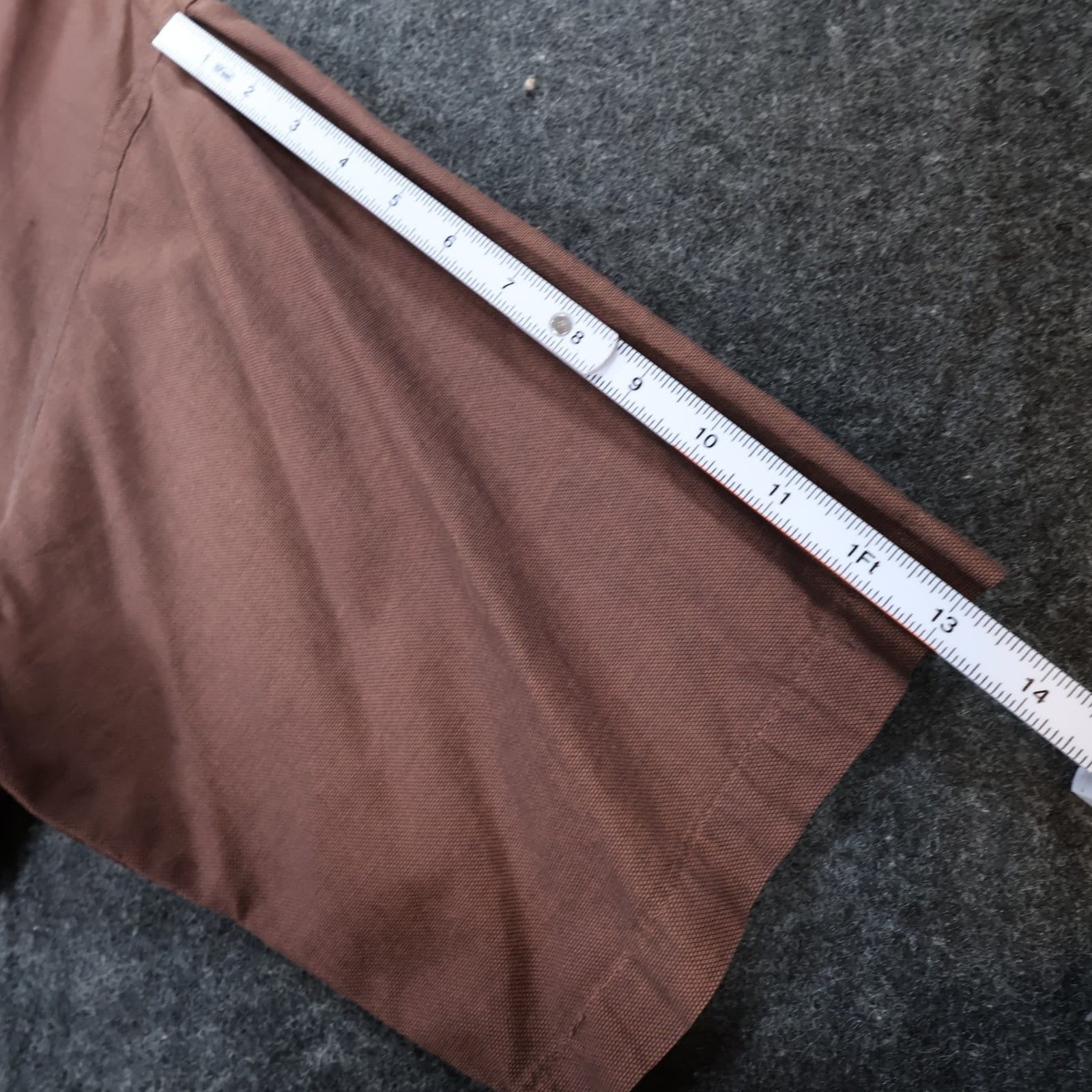REPP LTD Button Up Mens 18-34/35 Brown Excellent Short Sleeve Textured Cotton - Thumbnail 4