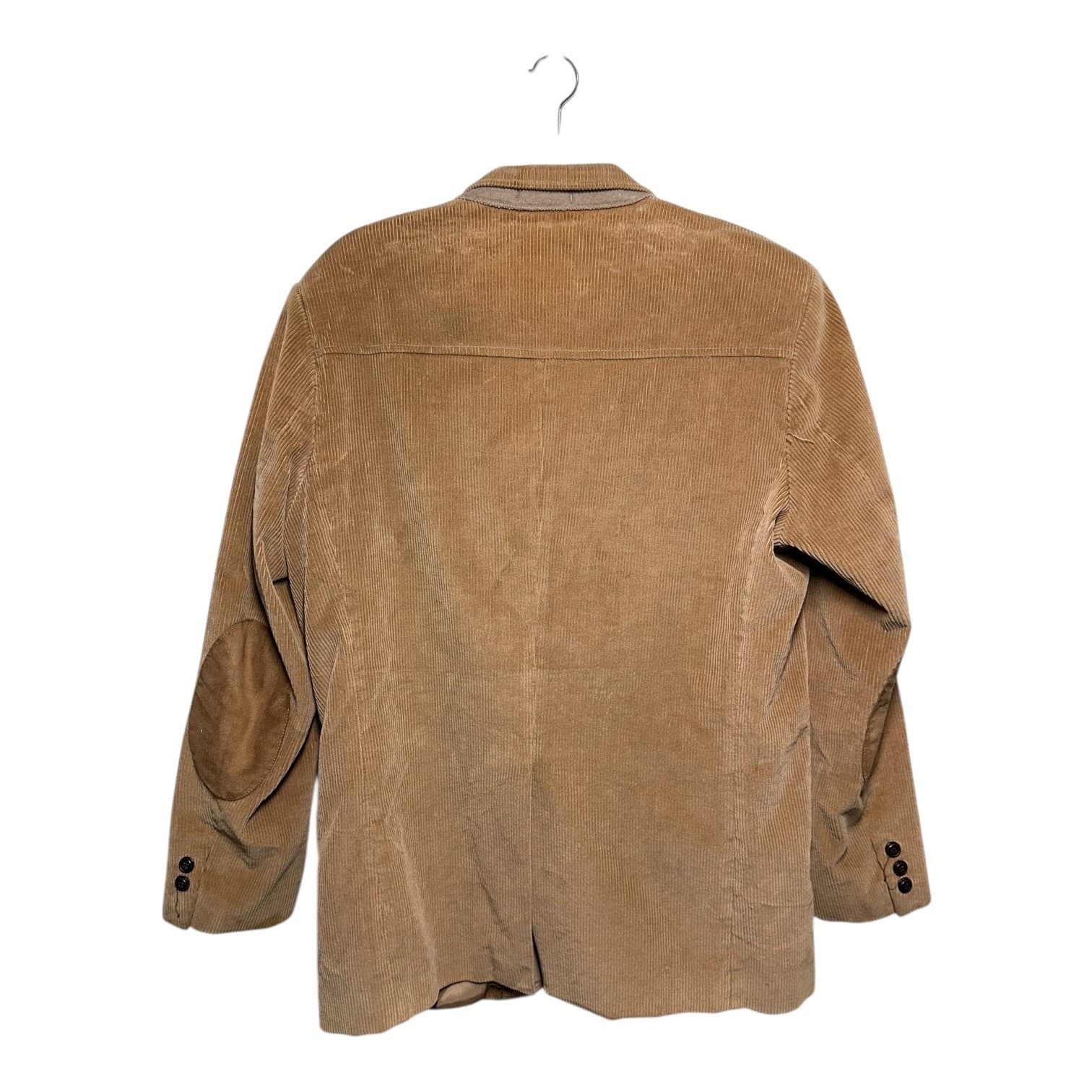 Oakbrook Men's 44R Tan Vintage Corduroy Blazer Jacket Classic Sharp - Thumbnail 2
