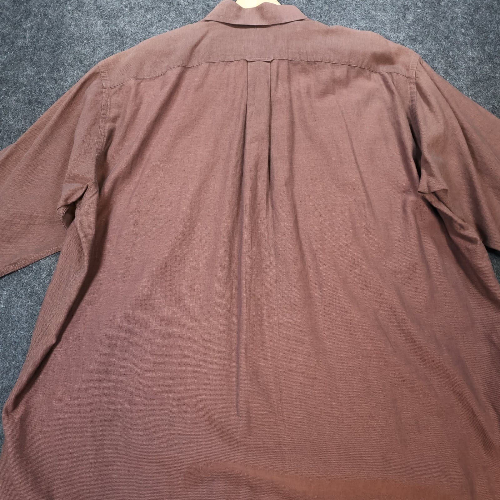 REPP LTD Button Up Mens 18-34/35 Brown Excellent Short Sleeve Textured Cotton - Thumbnail 9