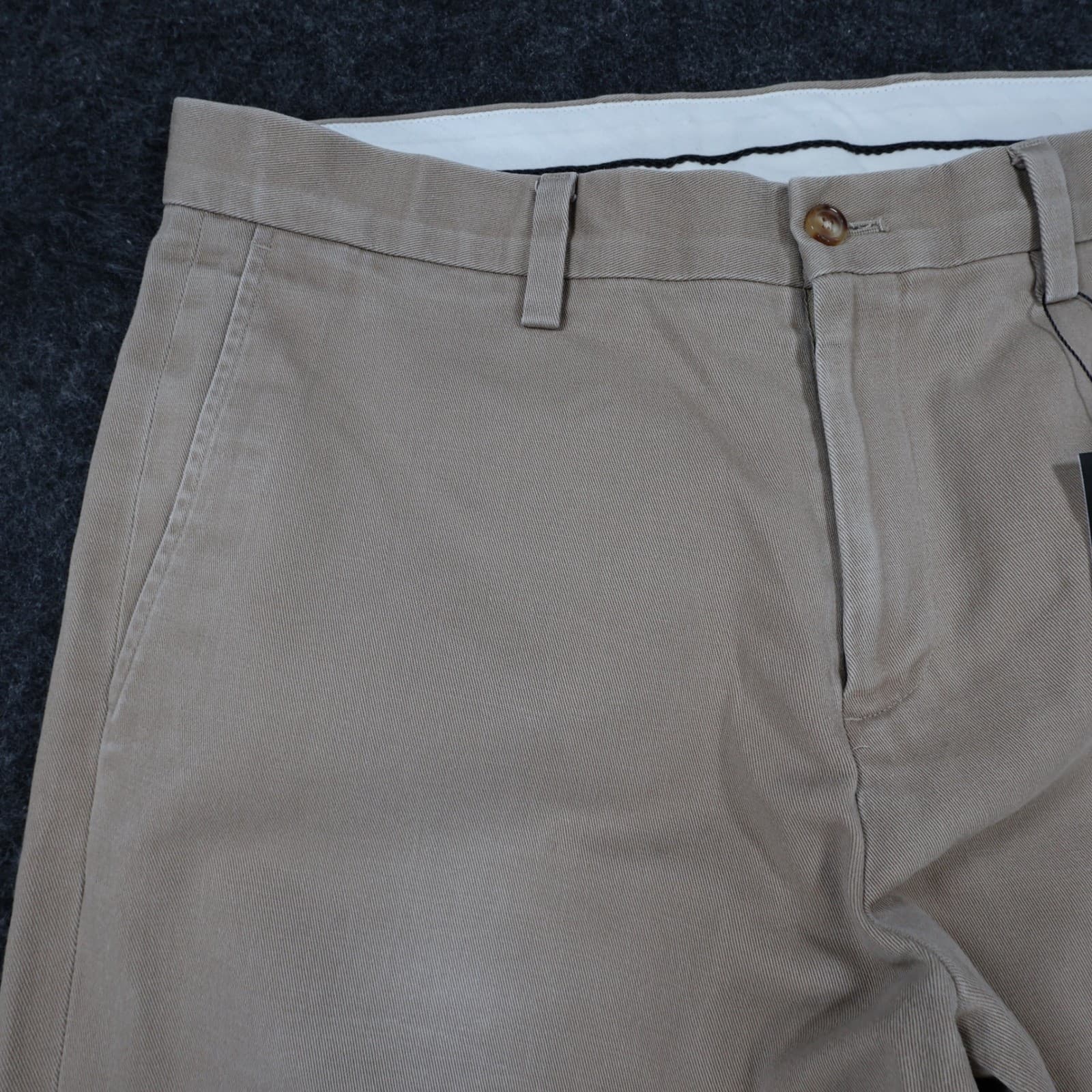Eddie Bauer Chino Pants Mens 35x30 Tan Cotton Straight Fit Classic Khaki - Thumbnail 11