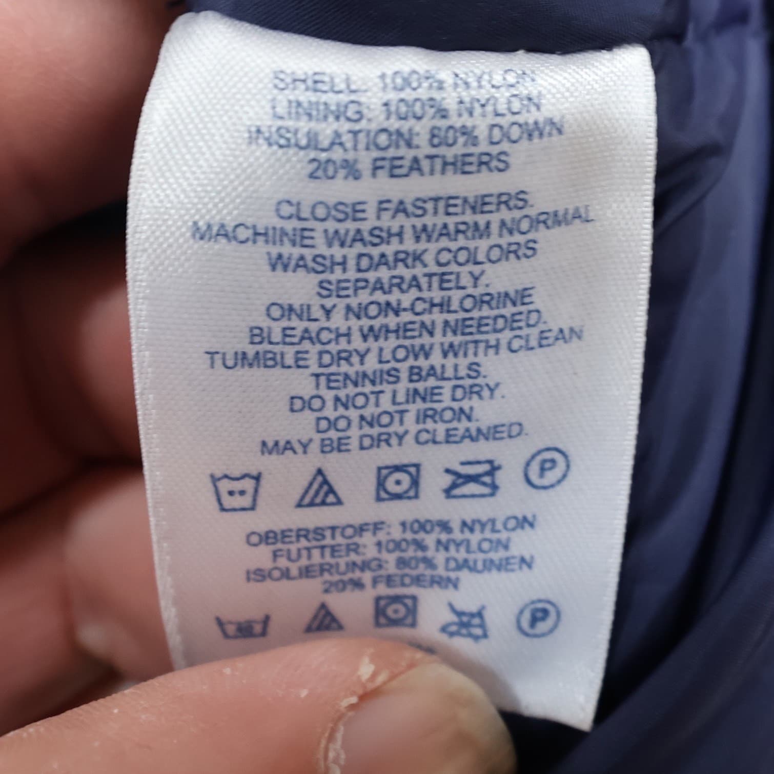 Lands' End Puffer Vest Womens 1X Purple Down Nylon Quilted Snap Front Gilet - Thumbnail 8