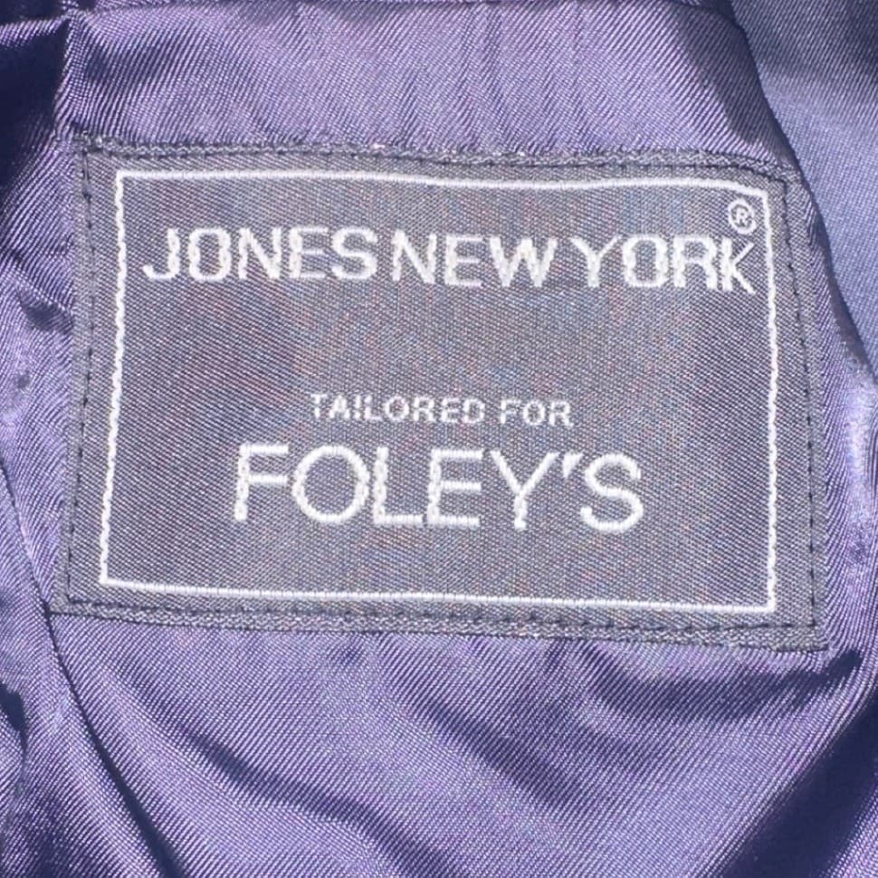 Jones New York Blazer Men 42L Navy Blue 100% Wool 3-Button Sport Coat - Thumbnail 7