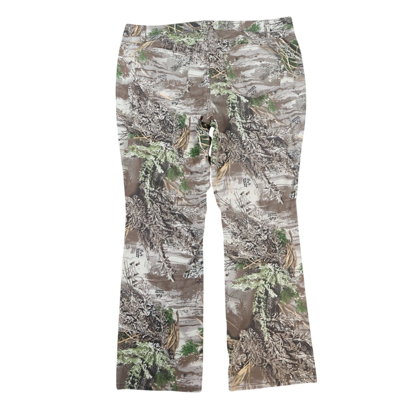 Realtree Camo Women's Stretch Pants 18 Brown Max-1 Hunting Outdoor - Thumbnail 2