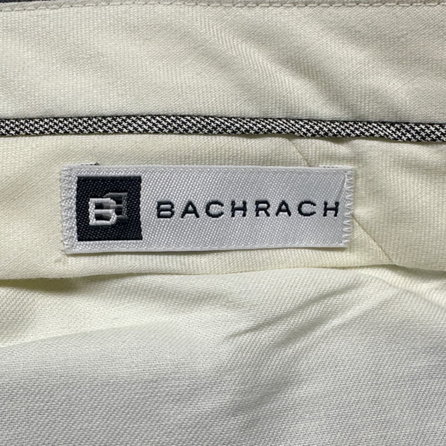 Bachrach Dress Pants Mens Size 44 Slate Blue 100% Pure Wool Pleated - Thumbnail 7