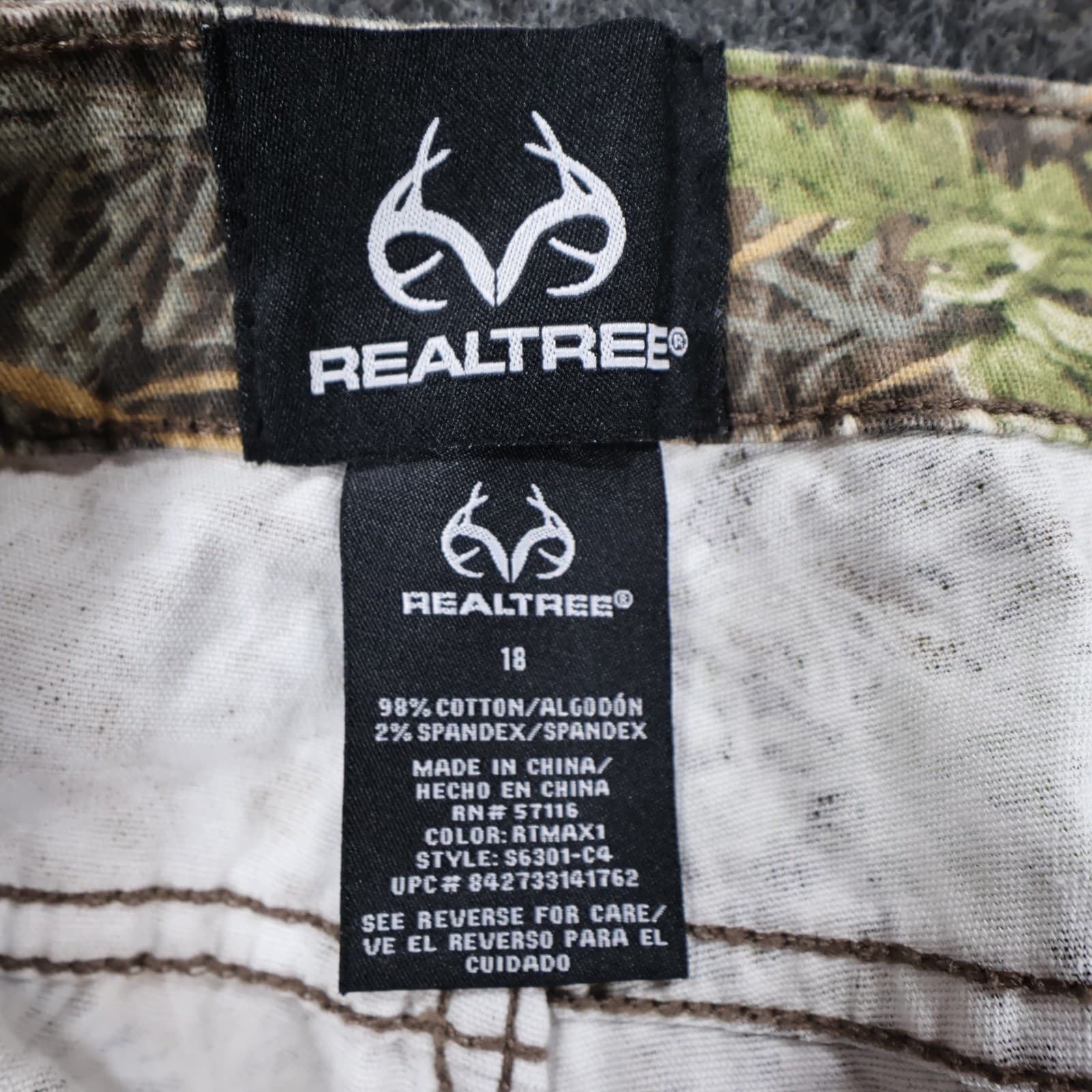 Realtree Camo Women's Stretch Pants 18 Brown Max-1 Hunting Outdoor - Thumbnail 7