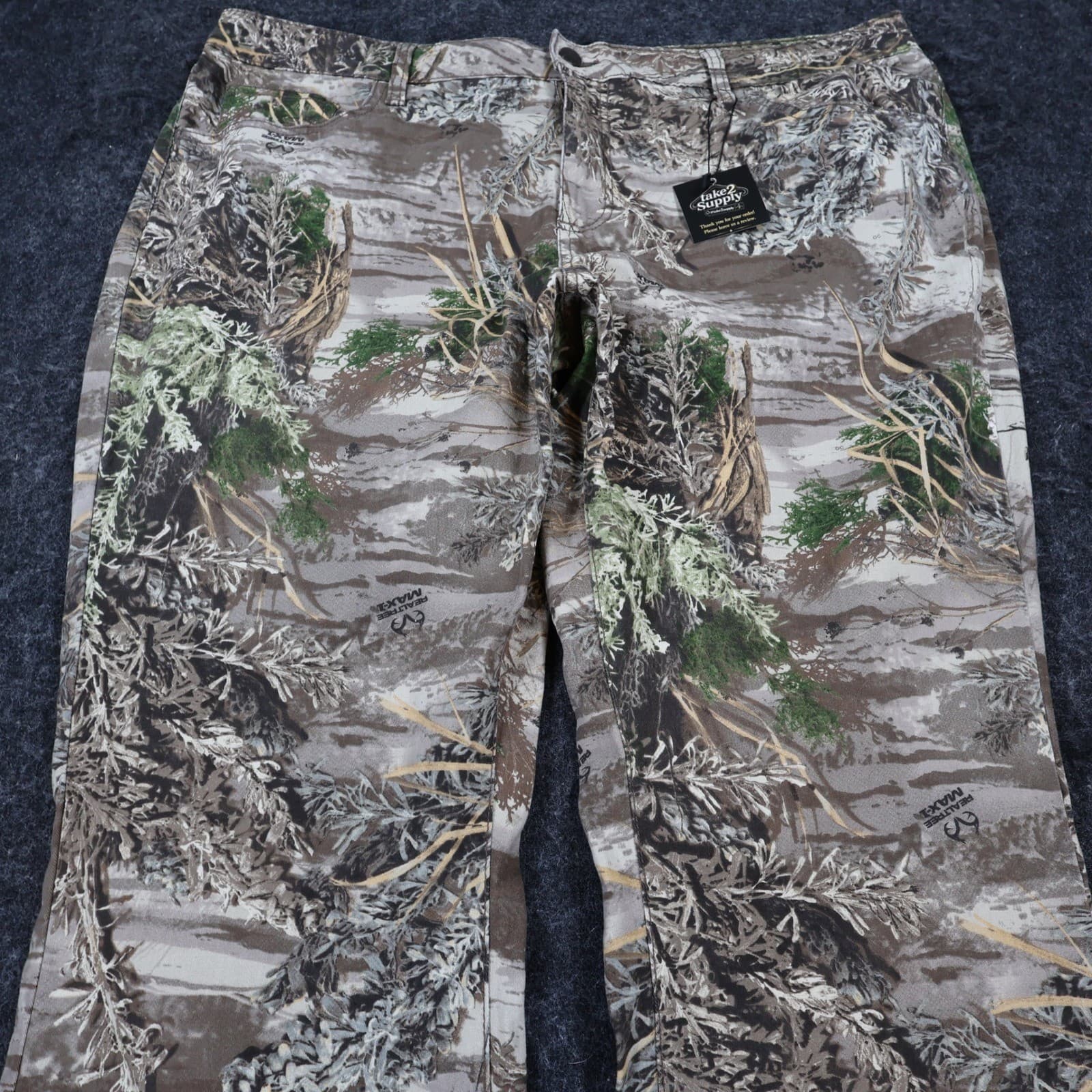Realtree Camo Women's Stretch Pants 18 Brown Max-1 Hunting Outdoor - Thumbnail 8